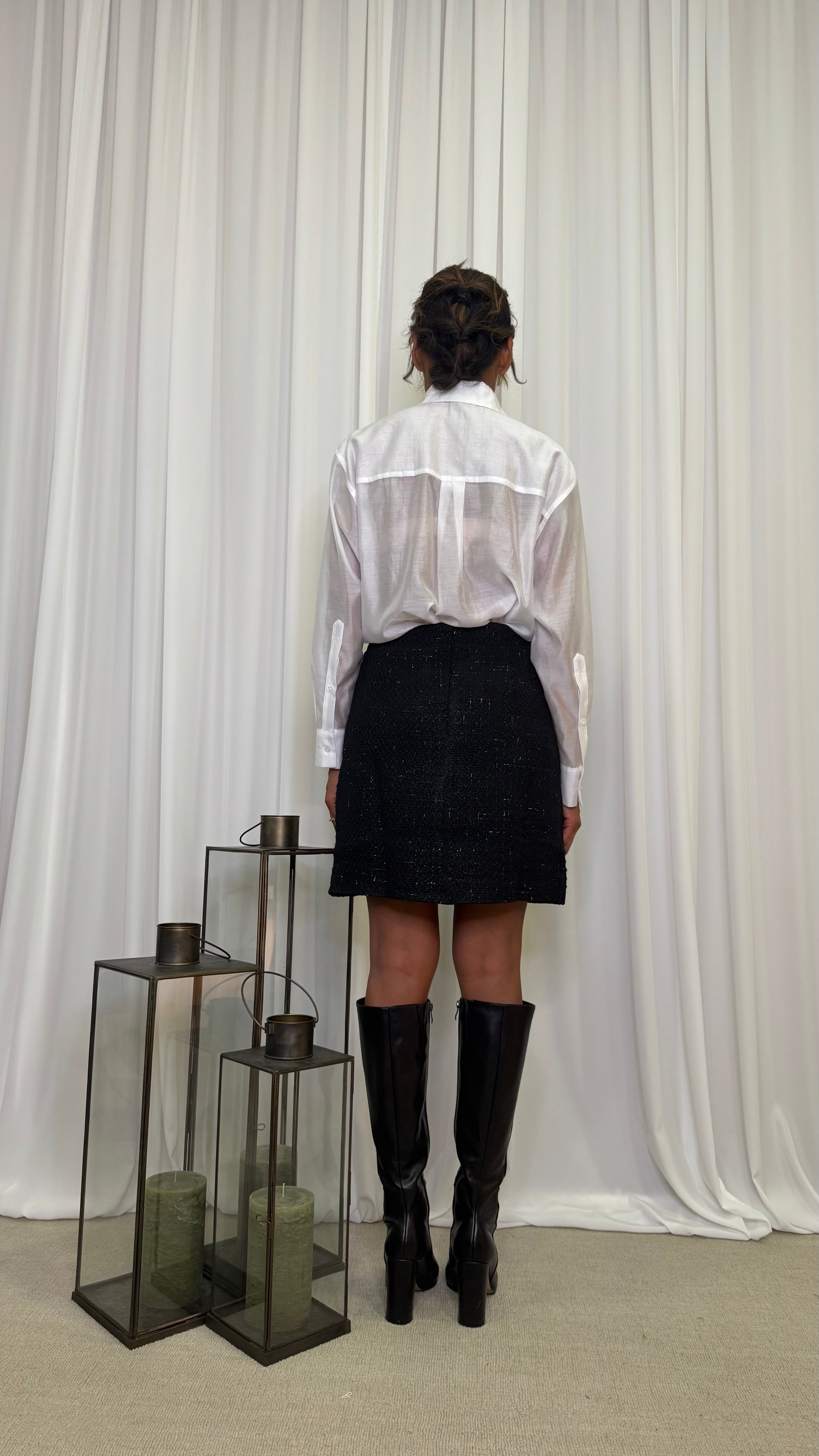 CAMICIA SEMITRASPARENTE