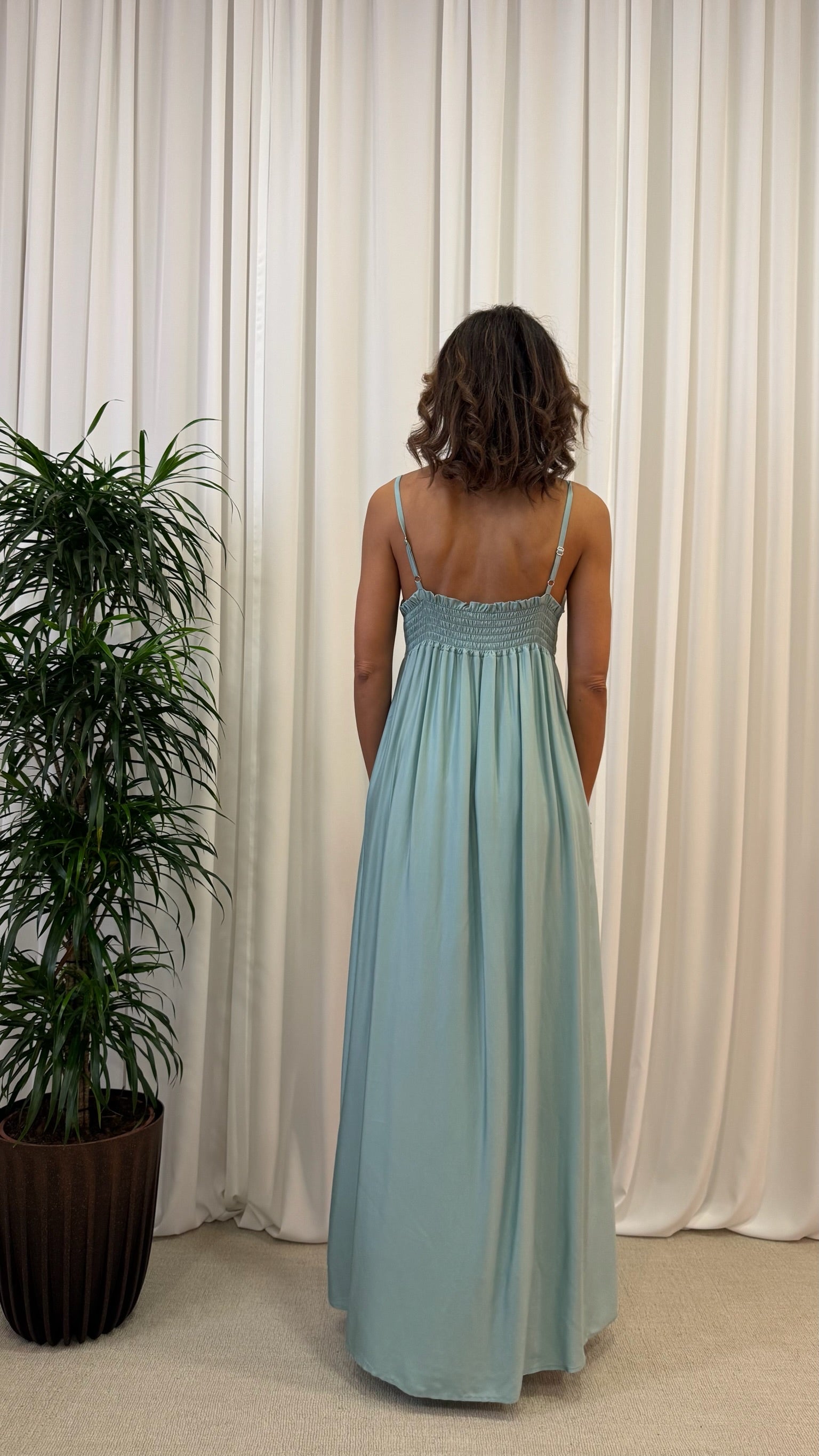 SLIP DRESS WITH JACQUARD DETAILS 
