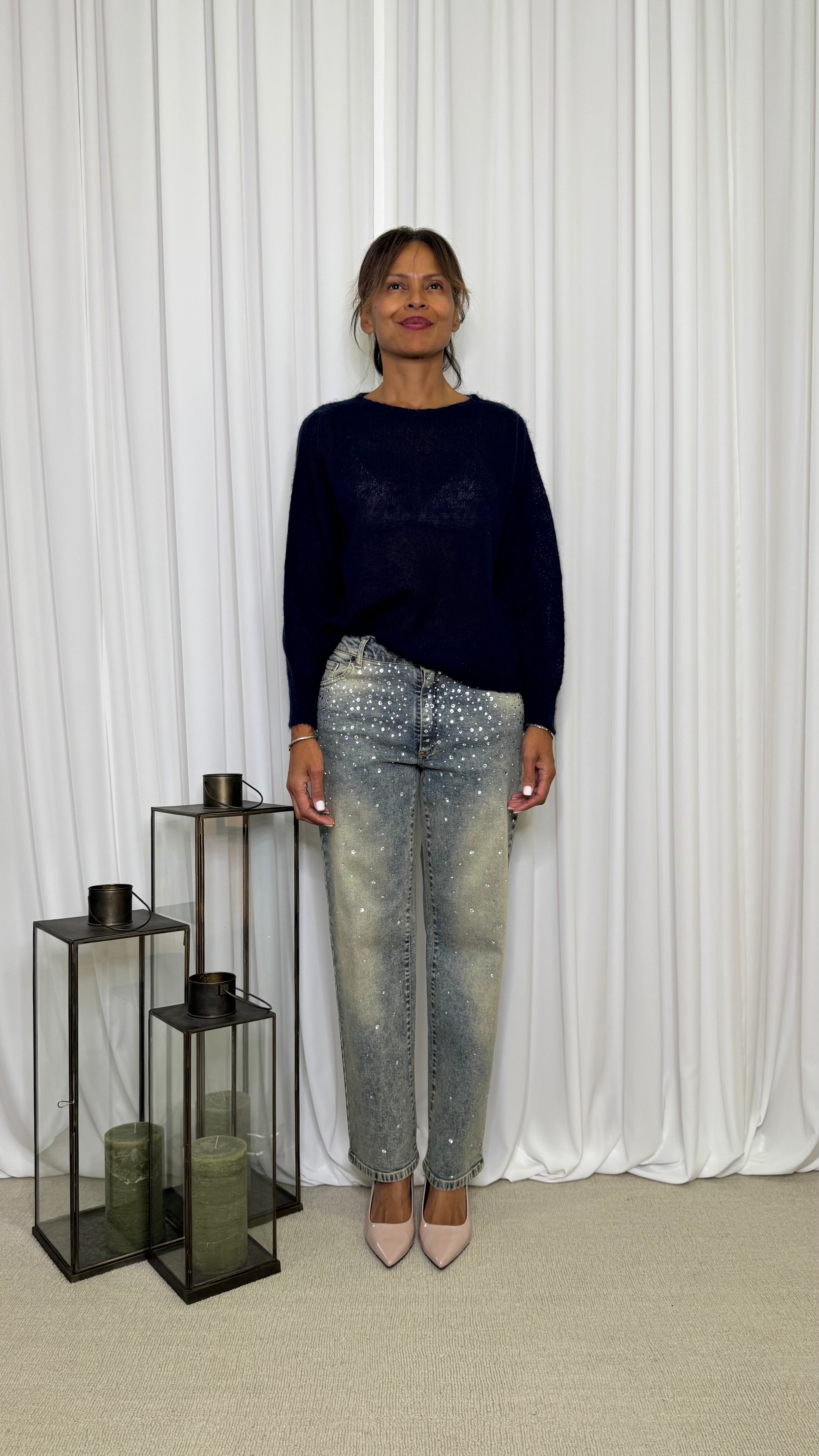 MAGLIA GIROCOLLO MOHAIR