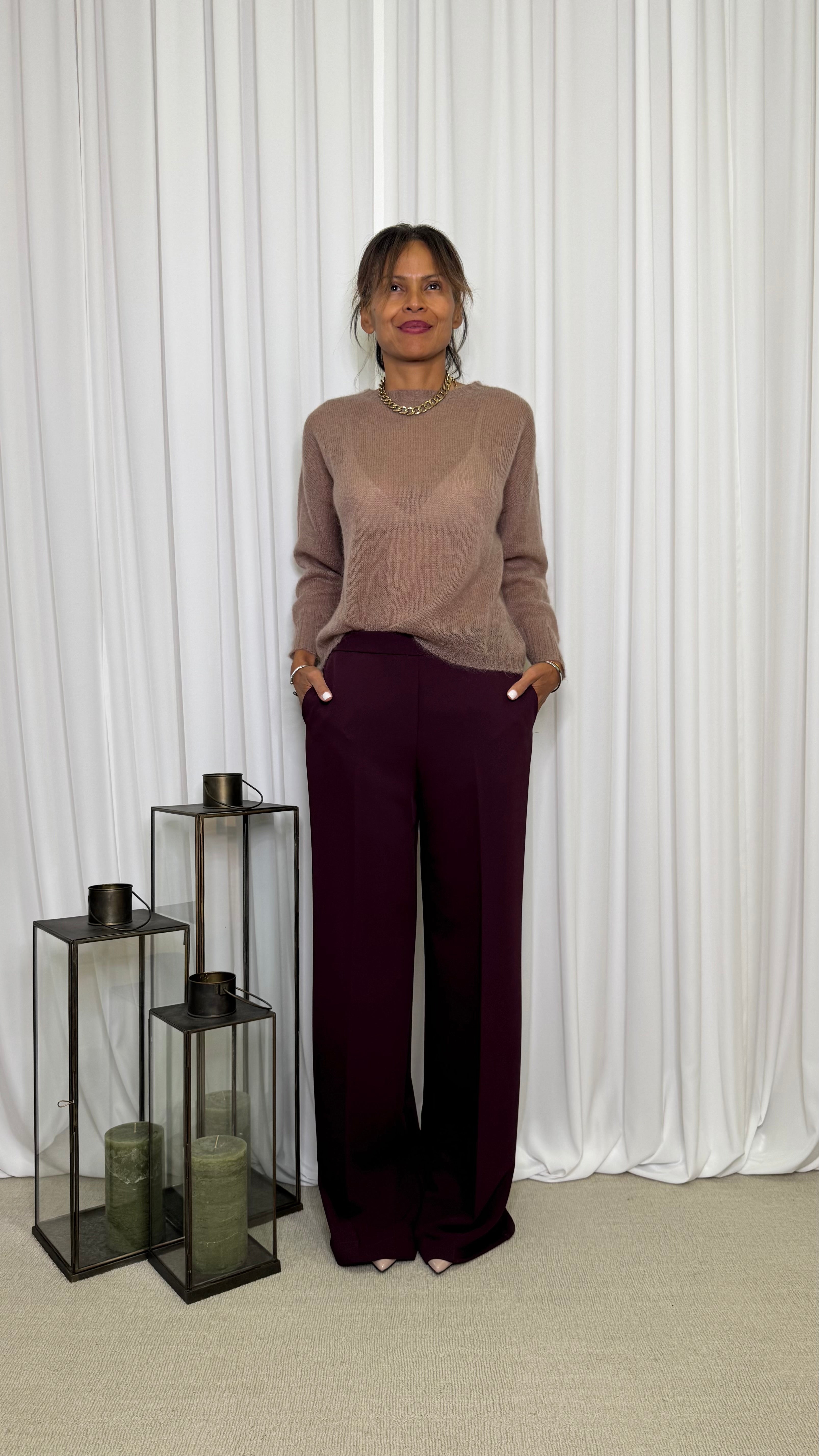 MAGLIA GIROCOLLO MOHAIR