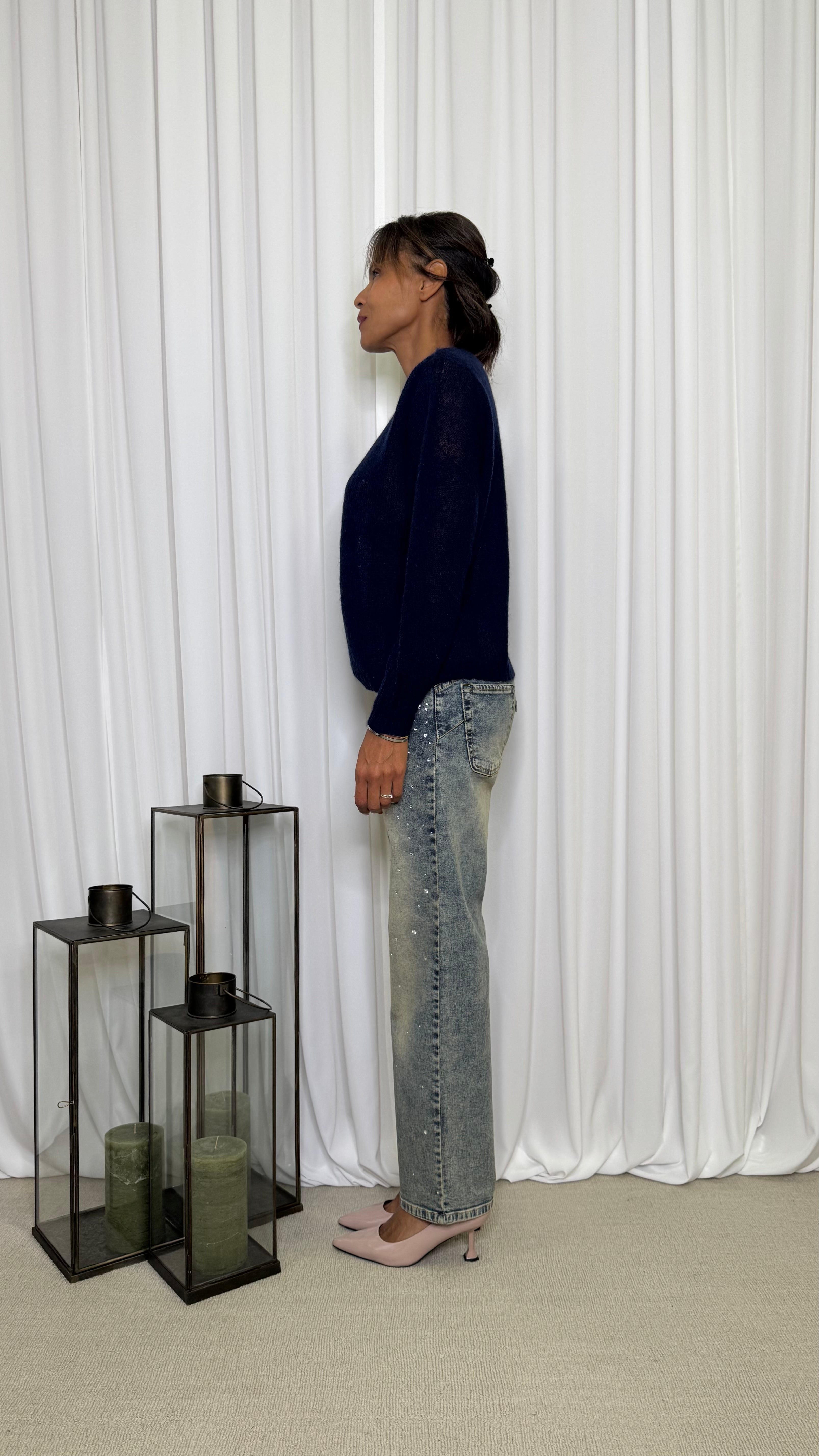 MAGLIA GIROCOLLO MOHAIR