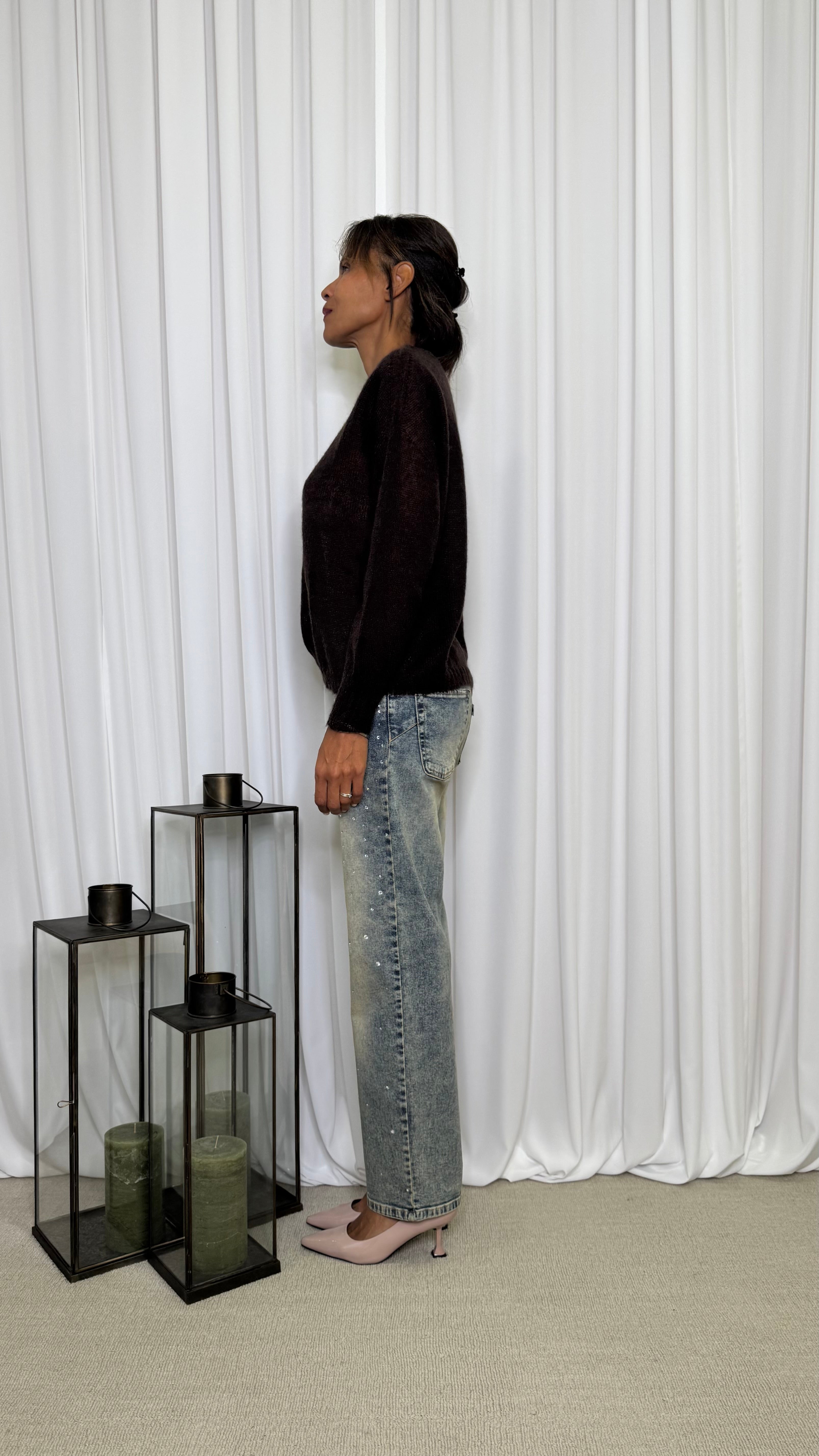 MAGLIA GIROCOLLO MOHAIR