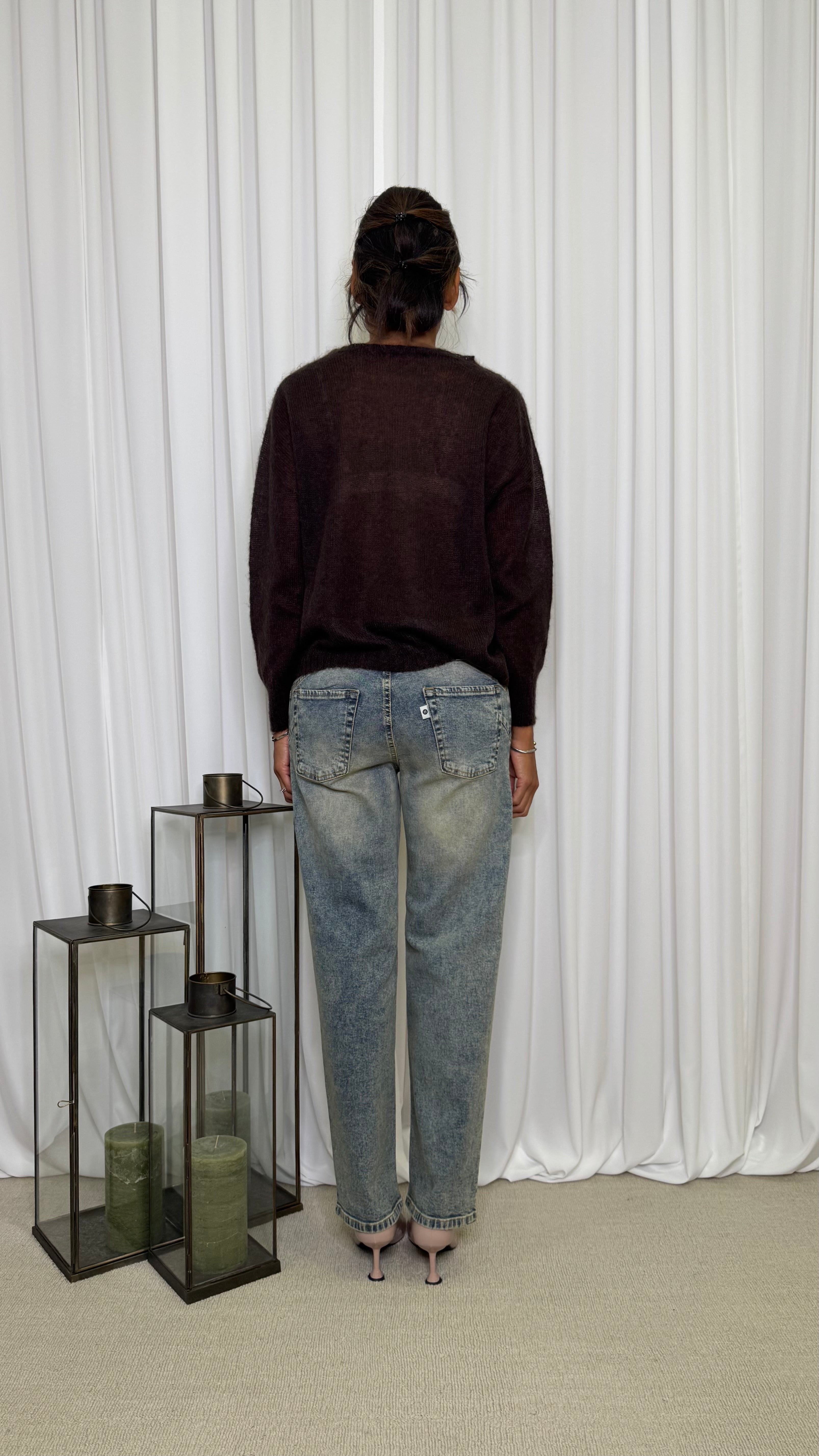 MAGLIA GIROCOLLO MOHAIR