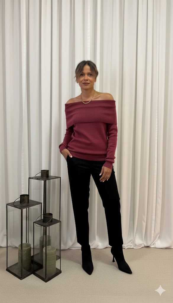 MAGLIA SCOLLO SHIFFER RASATA