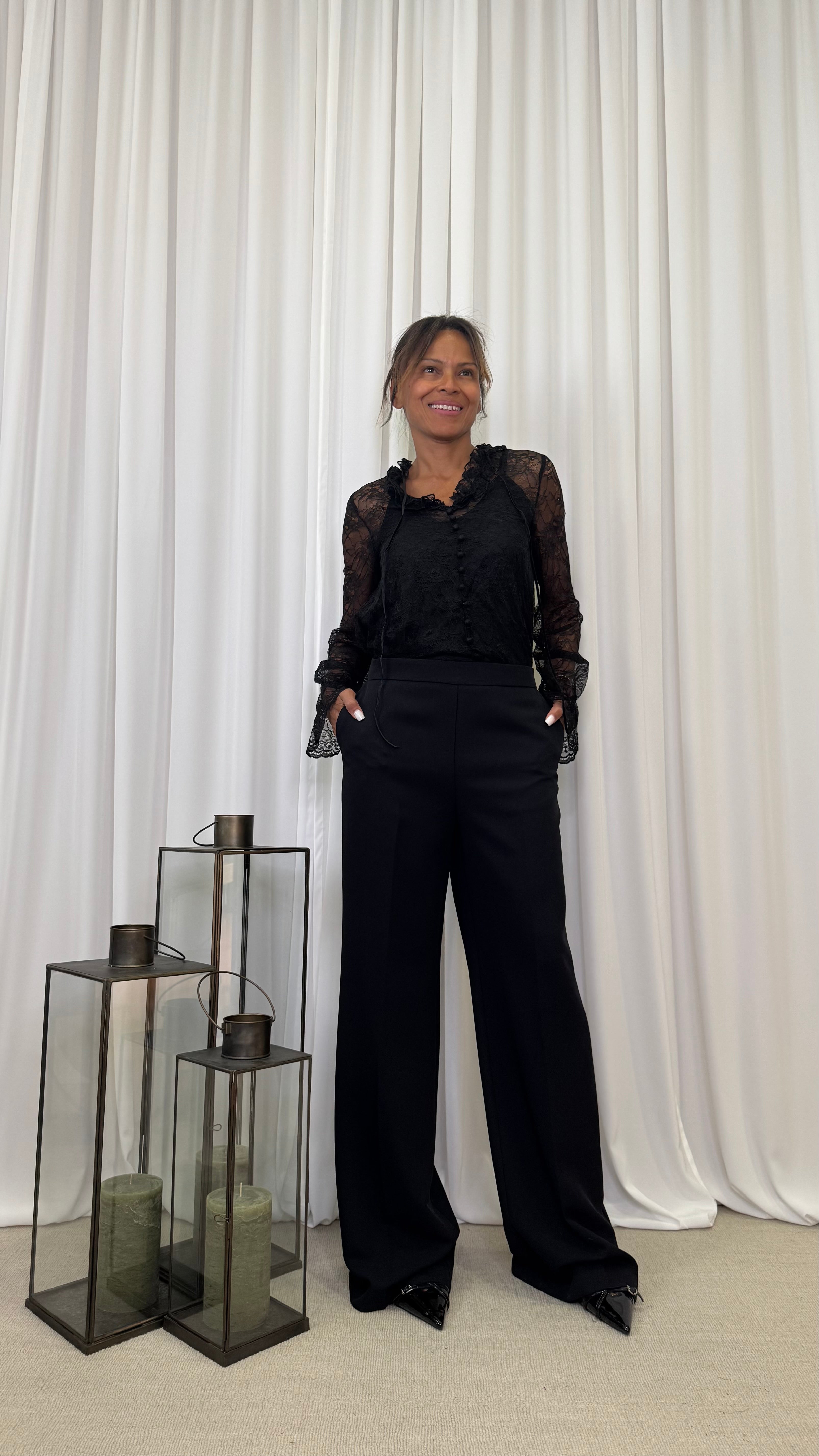 BLUSA IN PIZZO