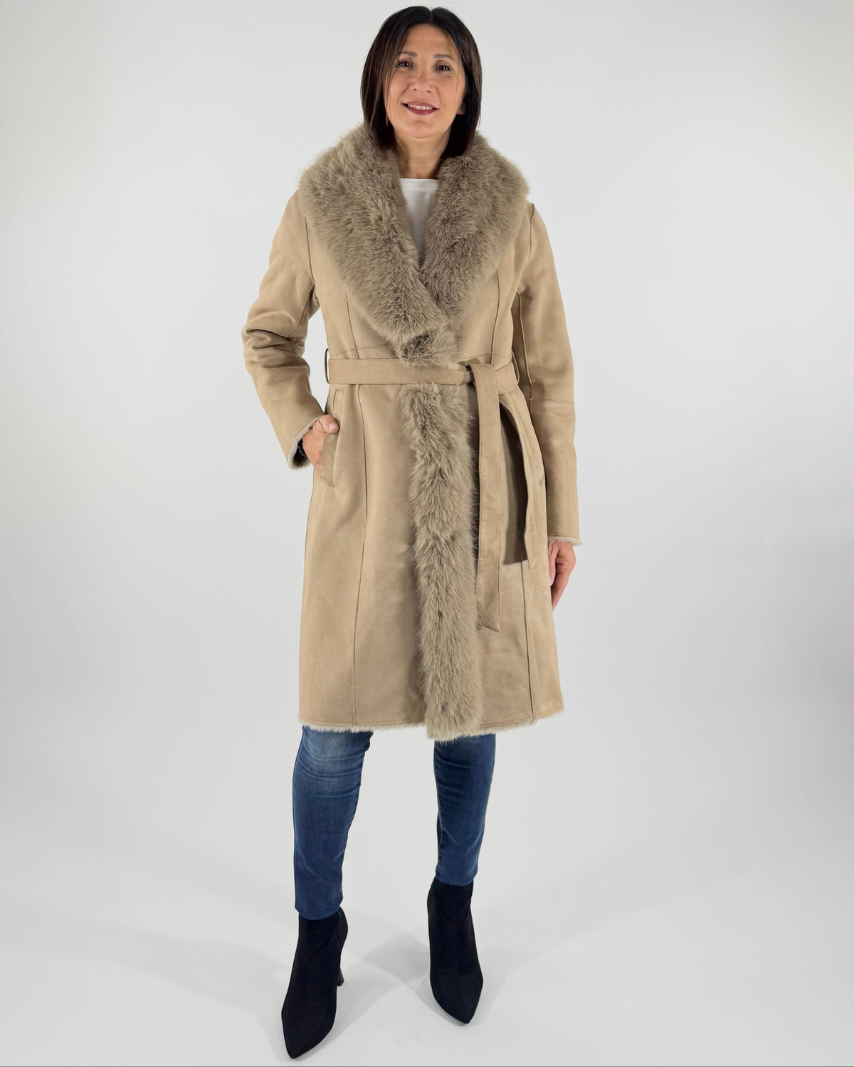 CAPPOTTO ECOPELLICCIA