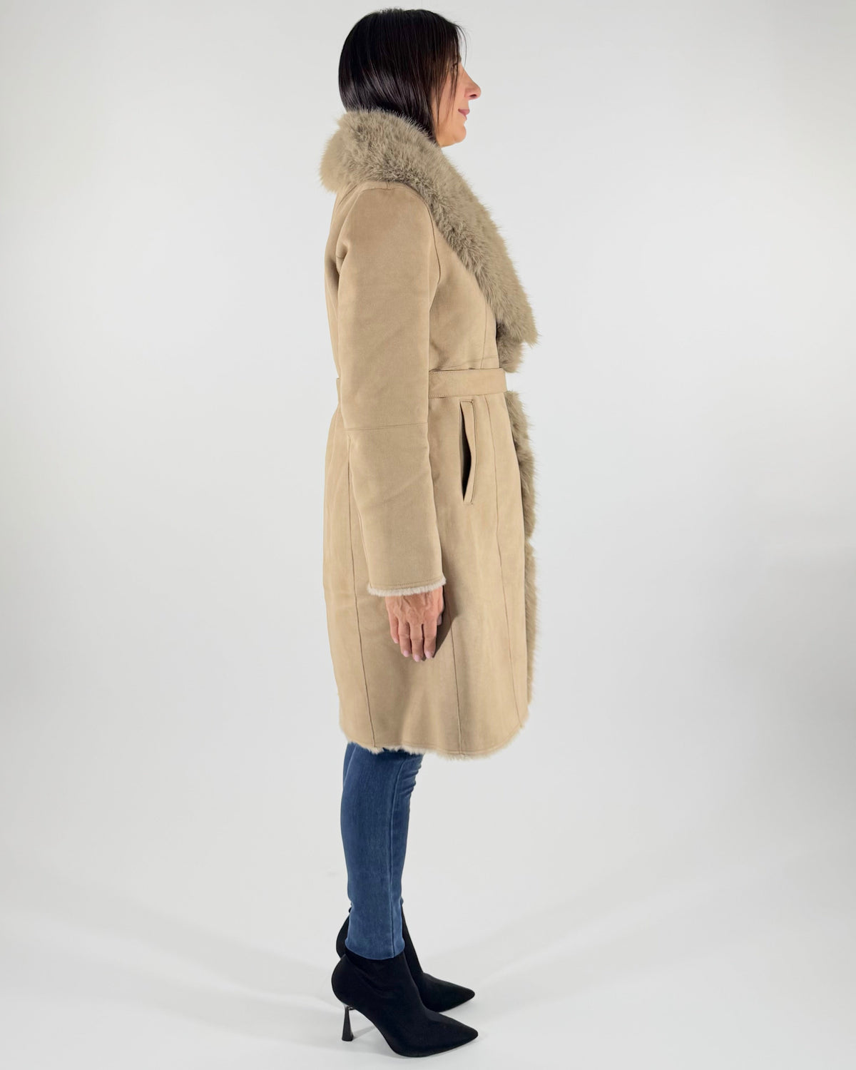 CAPPOTTO ECOPELLICCIA