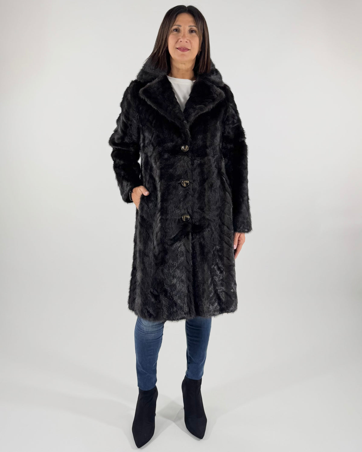 CAPPOTTO ECOPELLICCIA REVERSIBILE