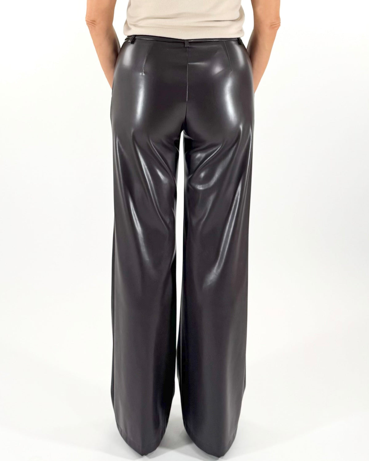 PANTALONE DRITTO ECOPELLE
