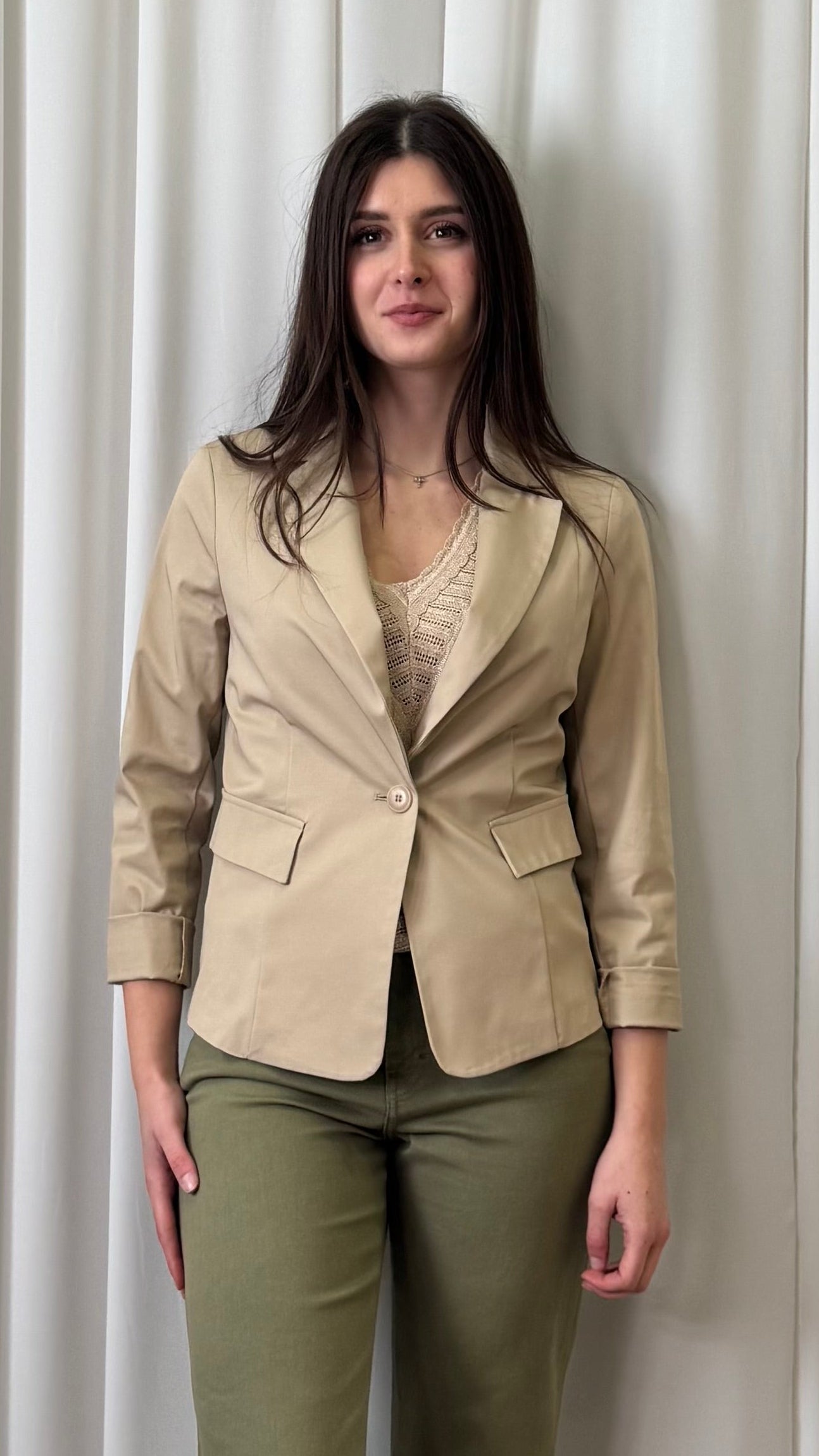 SINGLE-BREASTED BLAZER 
