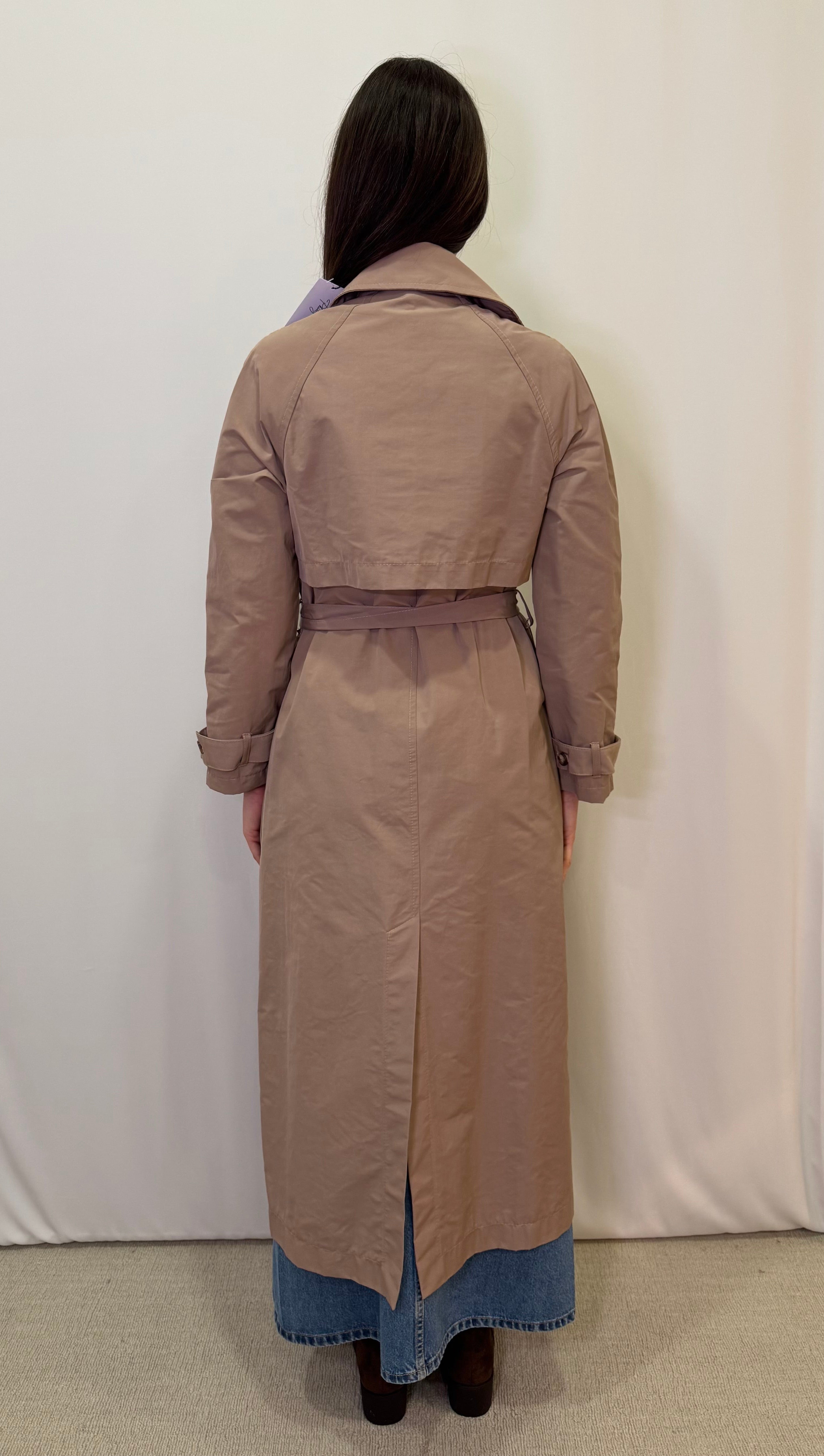 DOUBLE-BREASTED TRENCH COAT 