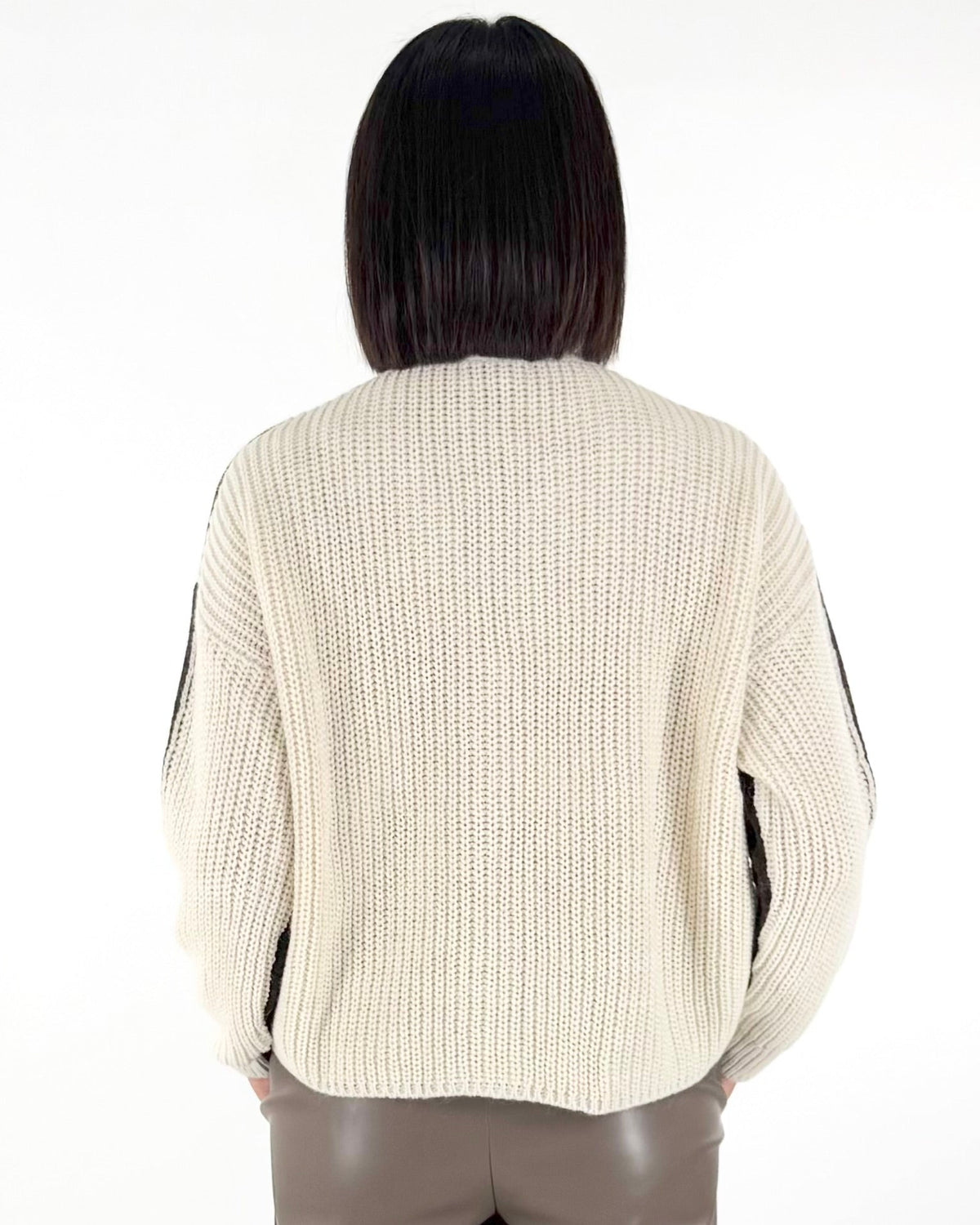 CARDIGAN BICOLORE