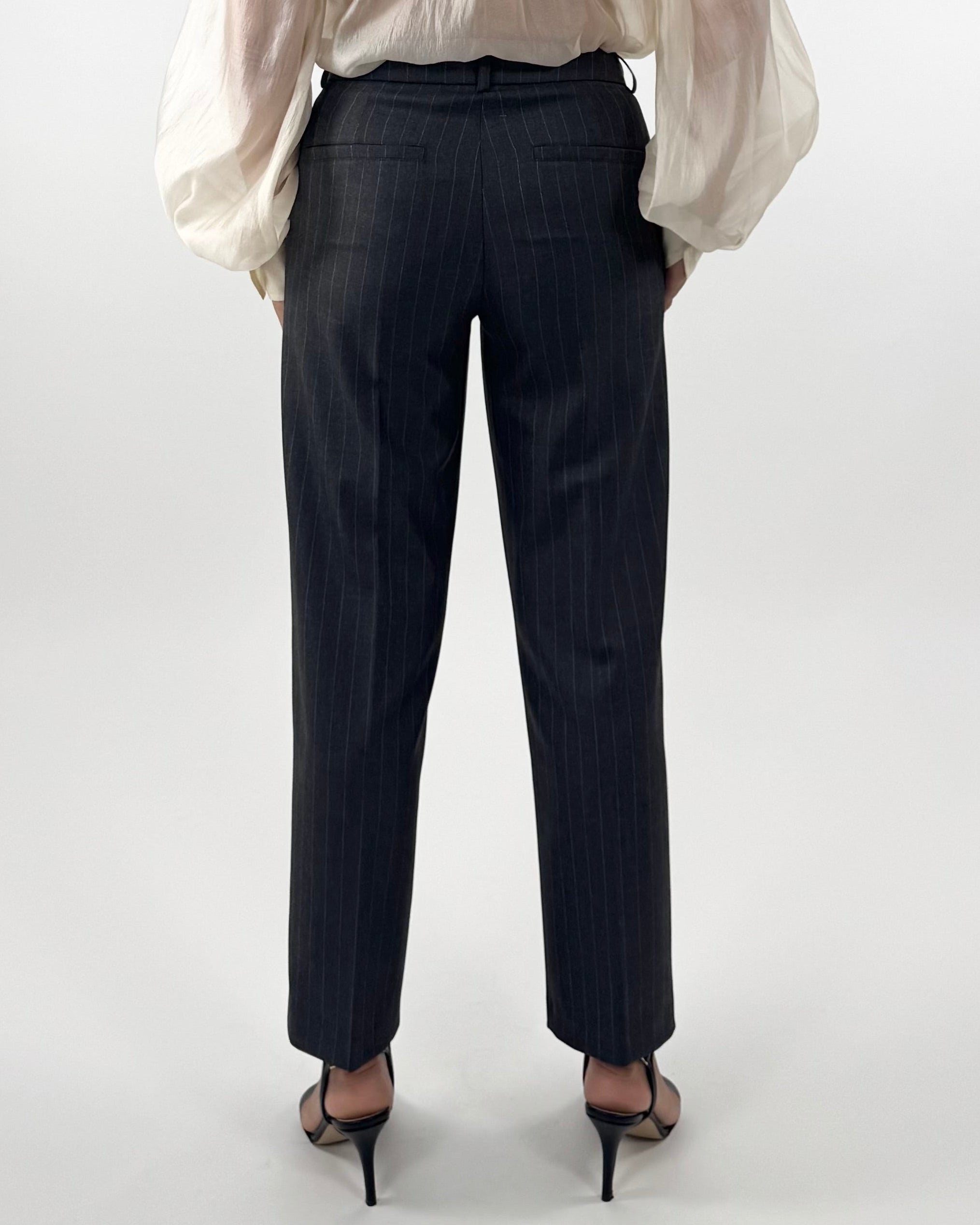 PANTALONE CIGARETTE GESSATO