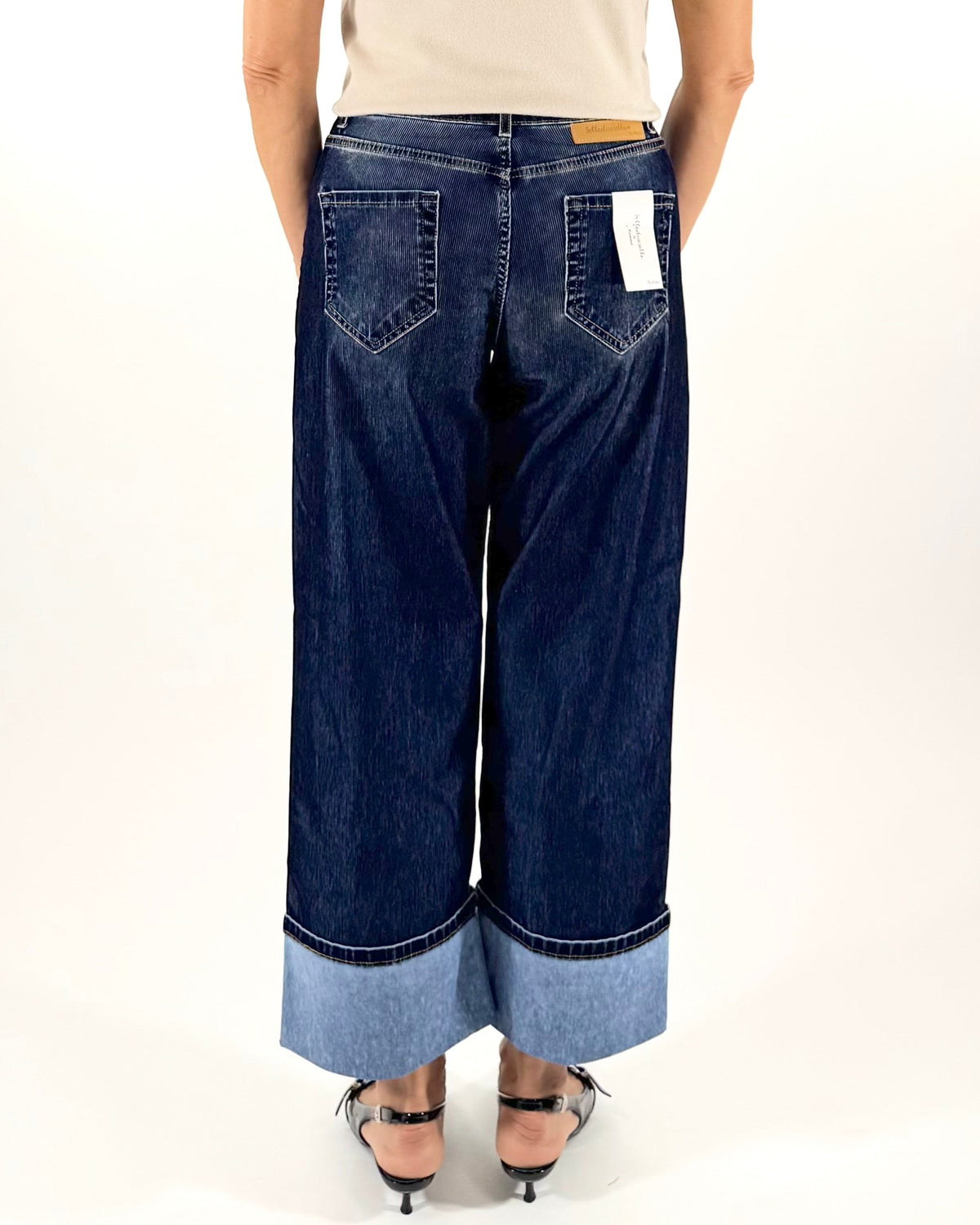 PANTALONE ROSY RIGATO