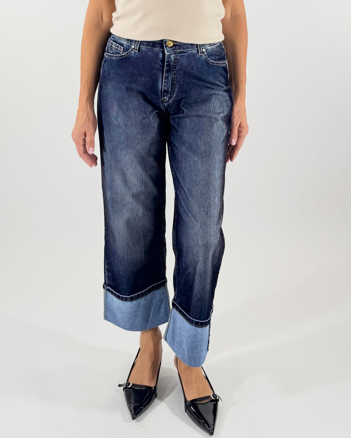 PANTALONE ROSY RIGATO