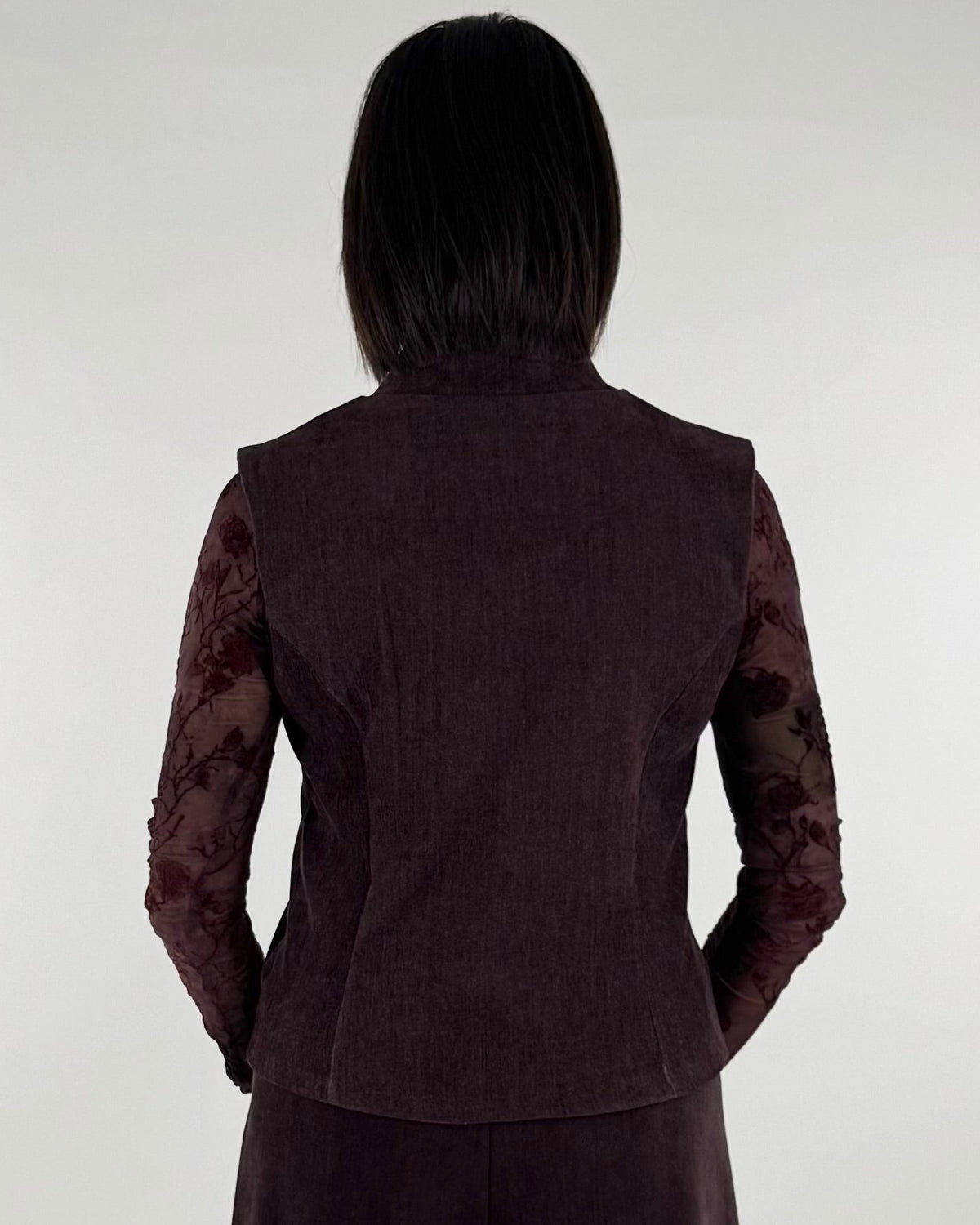 GILET IN VELLUTINO