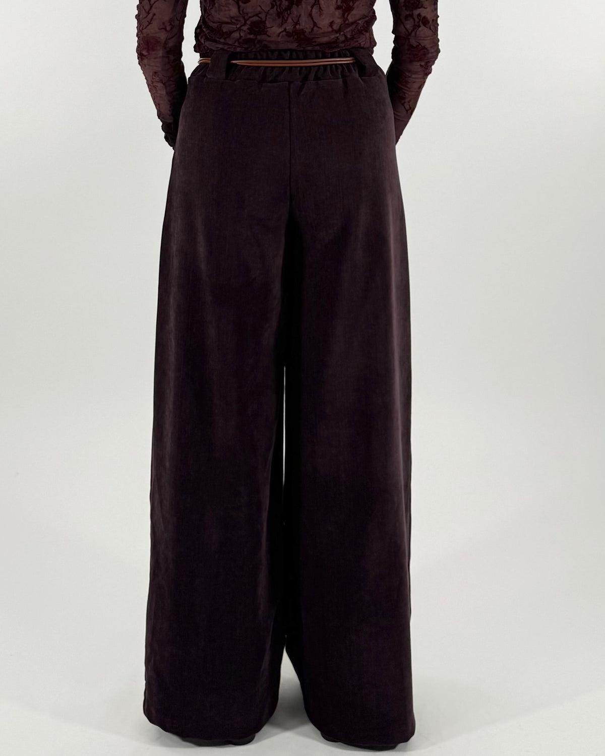 PANTALONE LARGO VELLUTINO