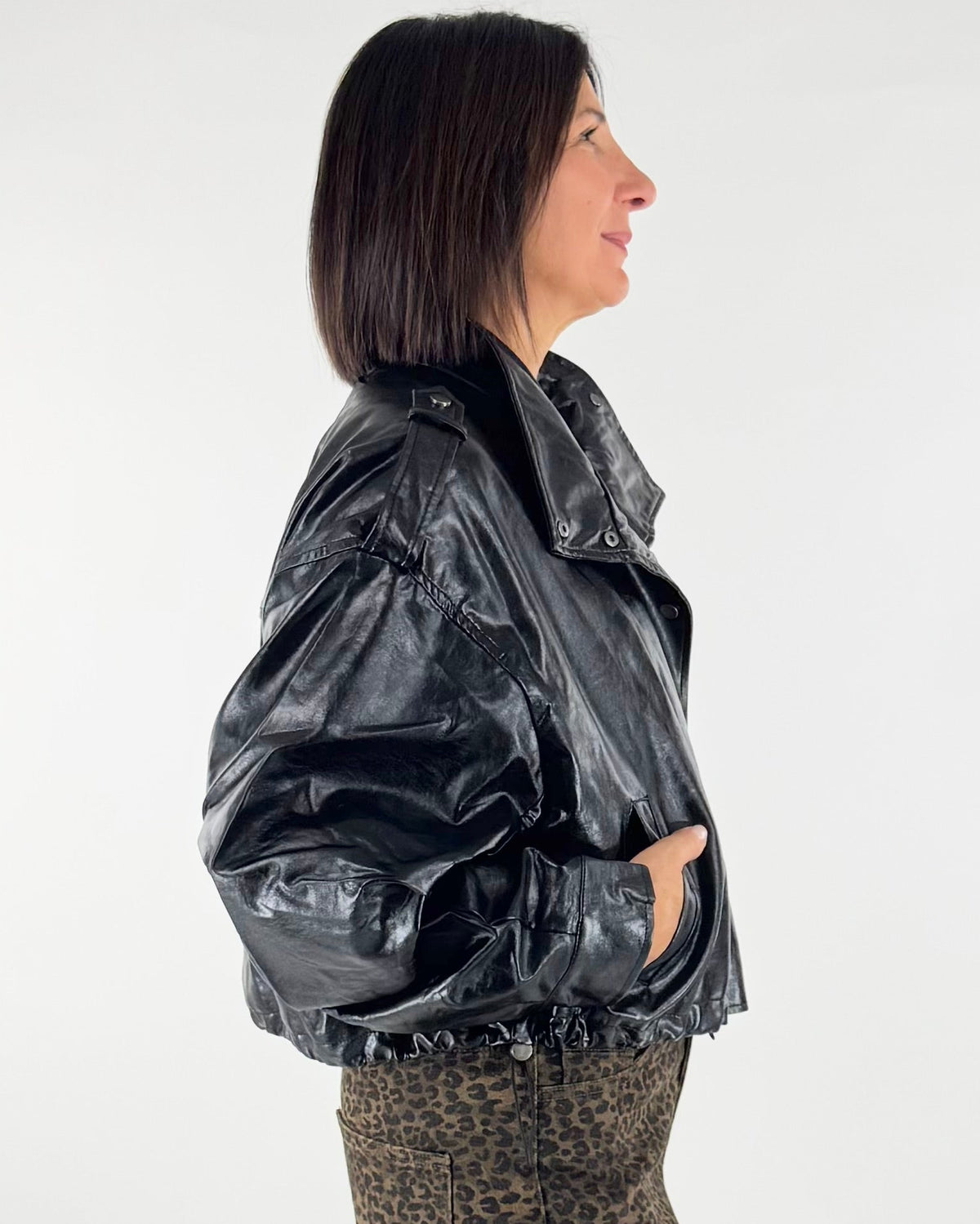BOMBER ECOPELLE VINTAGE