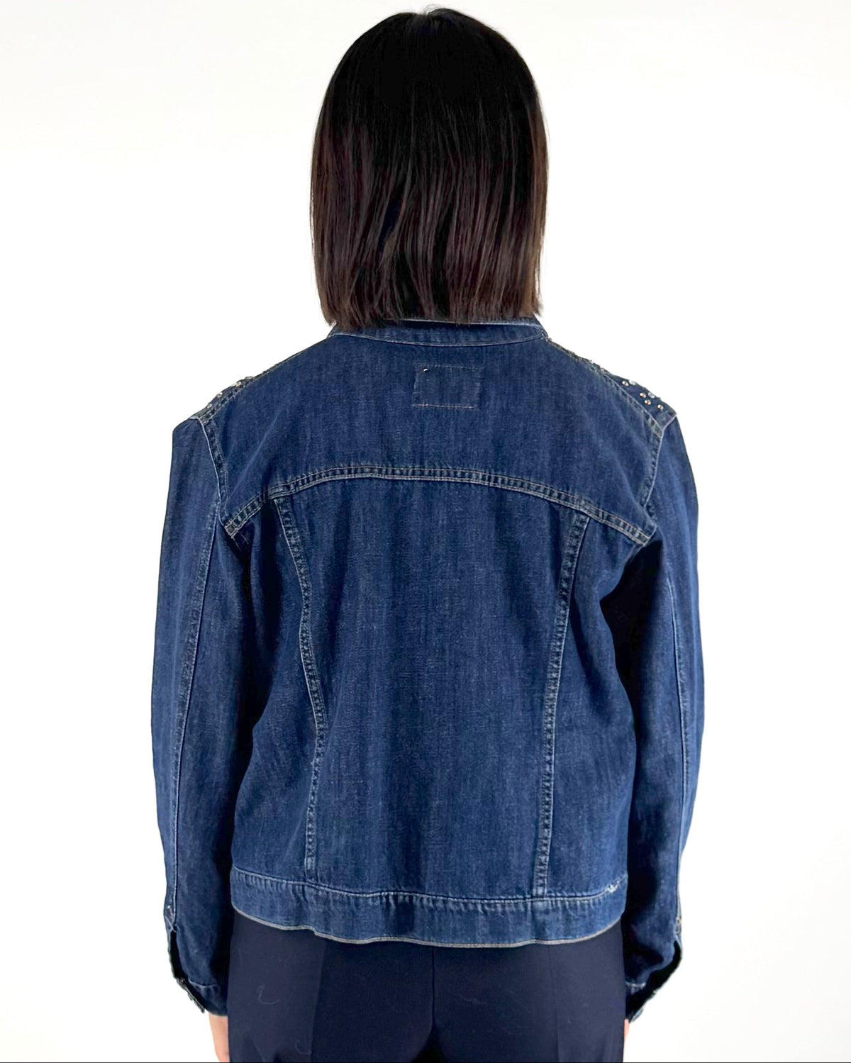 GIUBBINO JEANS CON STRASS