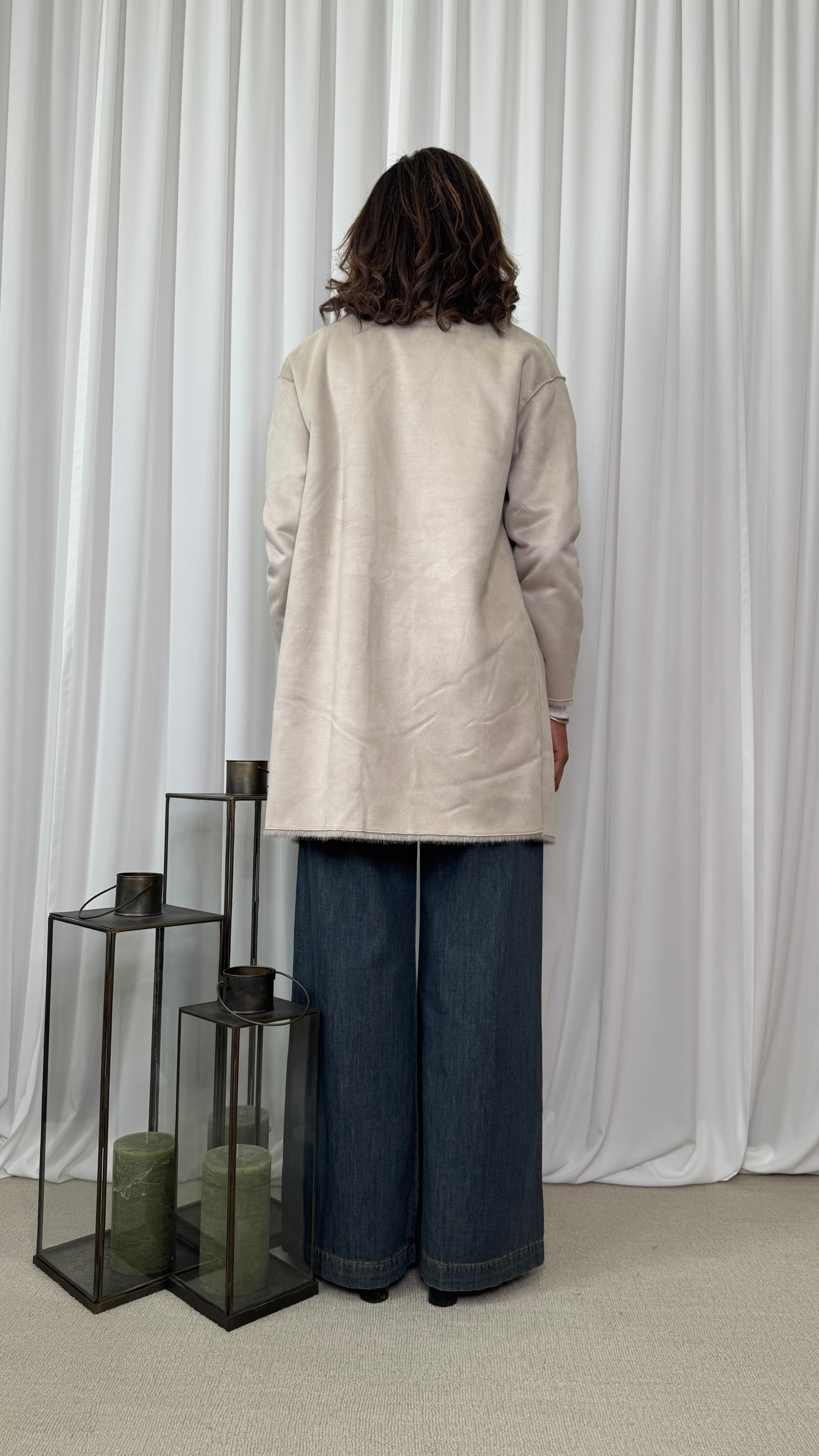 CAPPOTTO IN ECOPELLICCIA