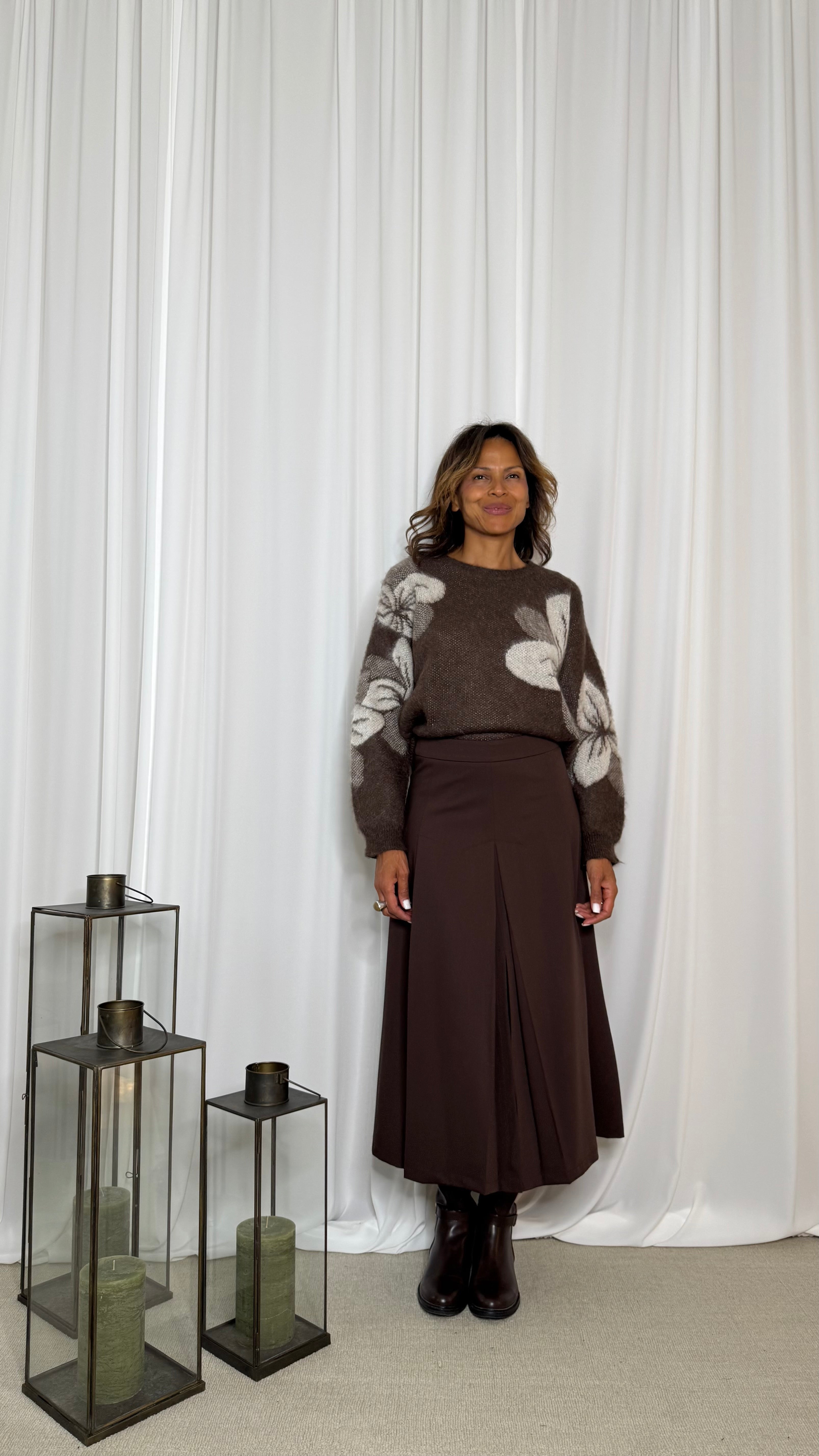 MAGLIA JACQUARD FIORE