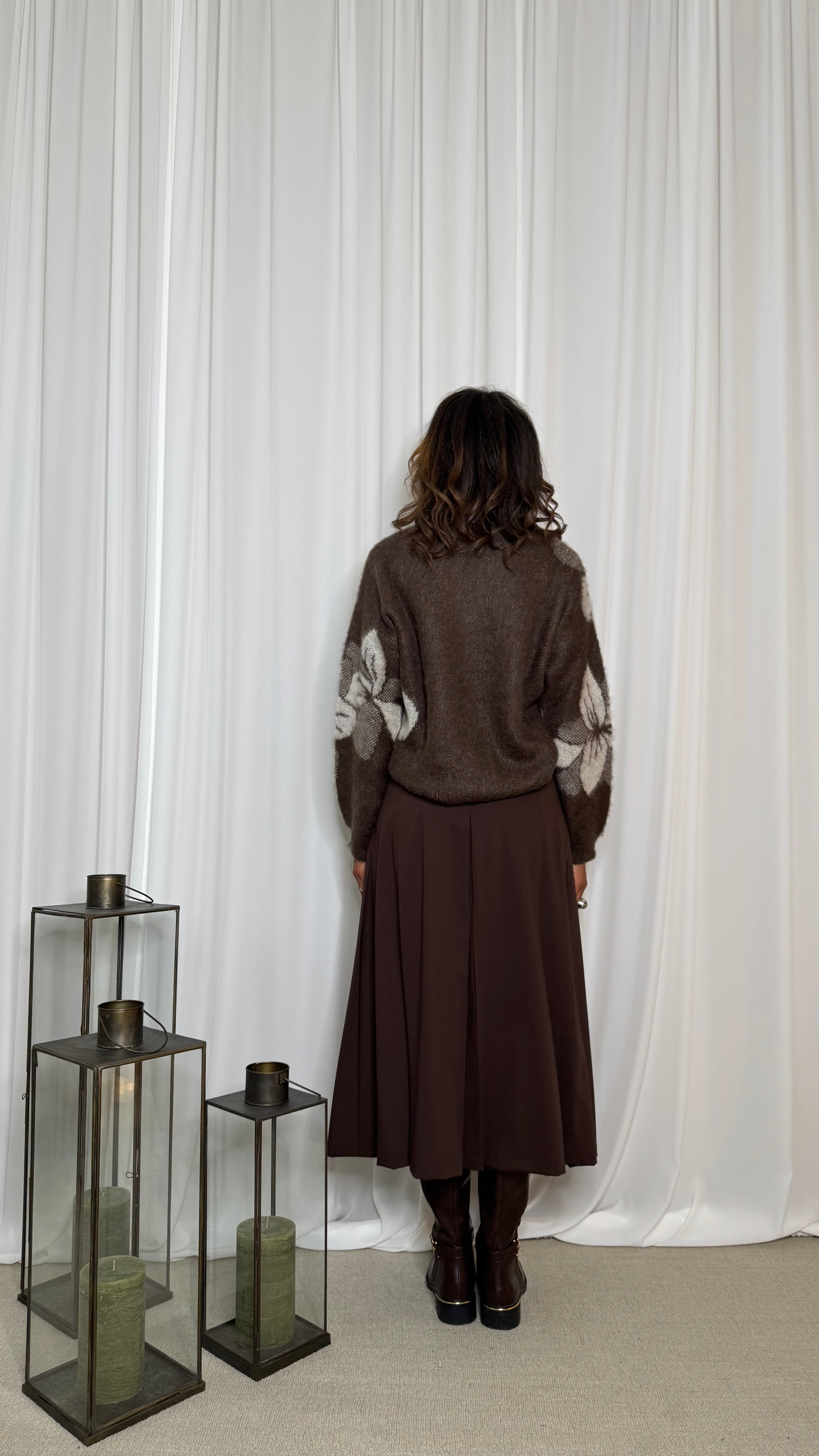 MAGLIA JACQUARD FIORE
