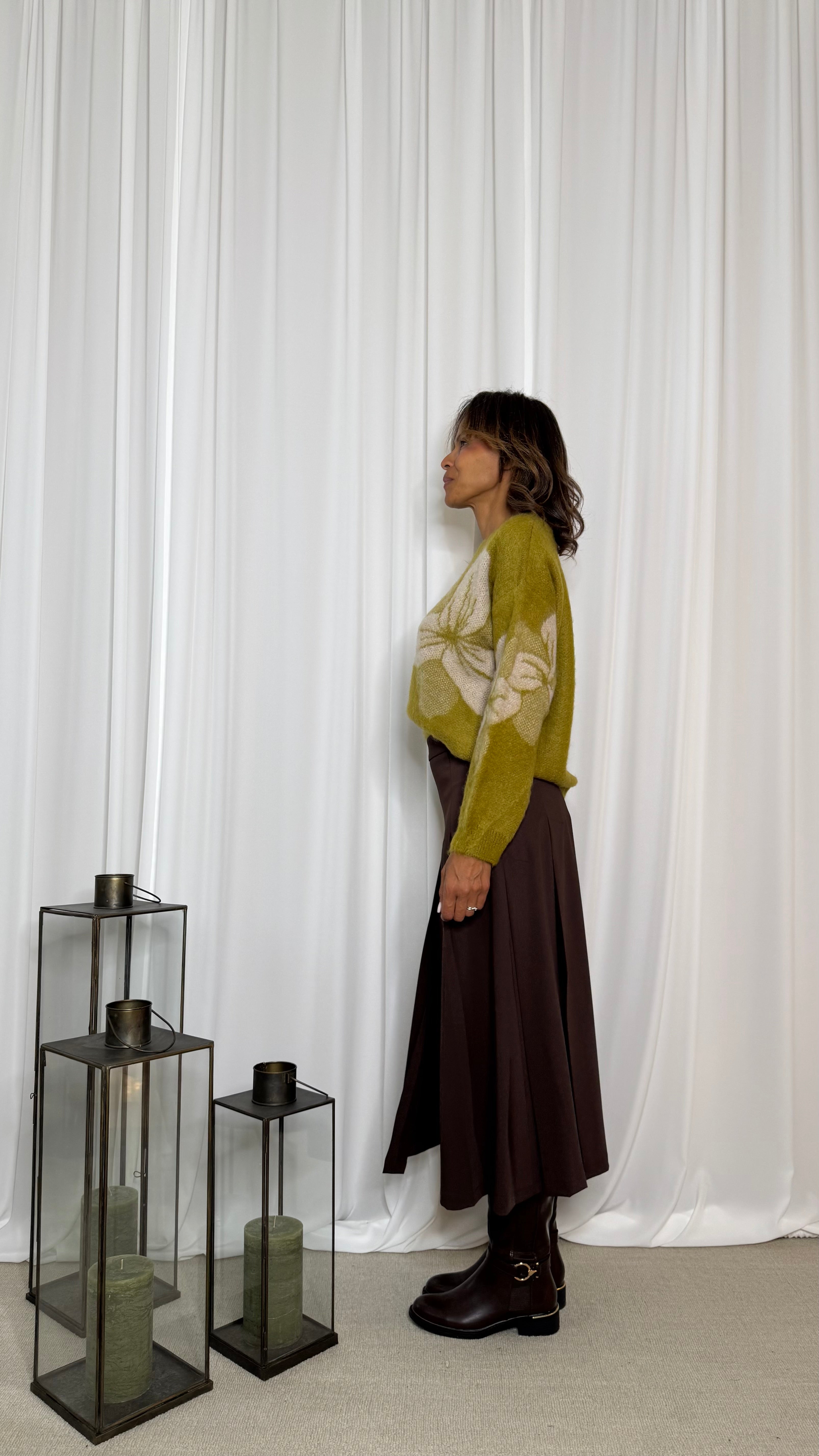 MAGLIA JACQUARD FIORE
