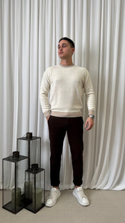 MAGLIA COLLO E BASE IN CONTRASTO