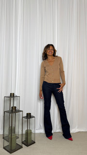 CARDIGAN CON SPACCHETTI LATERALI