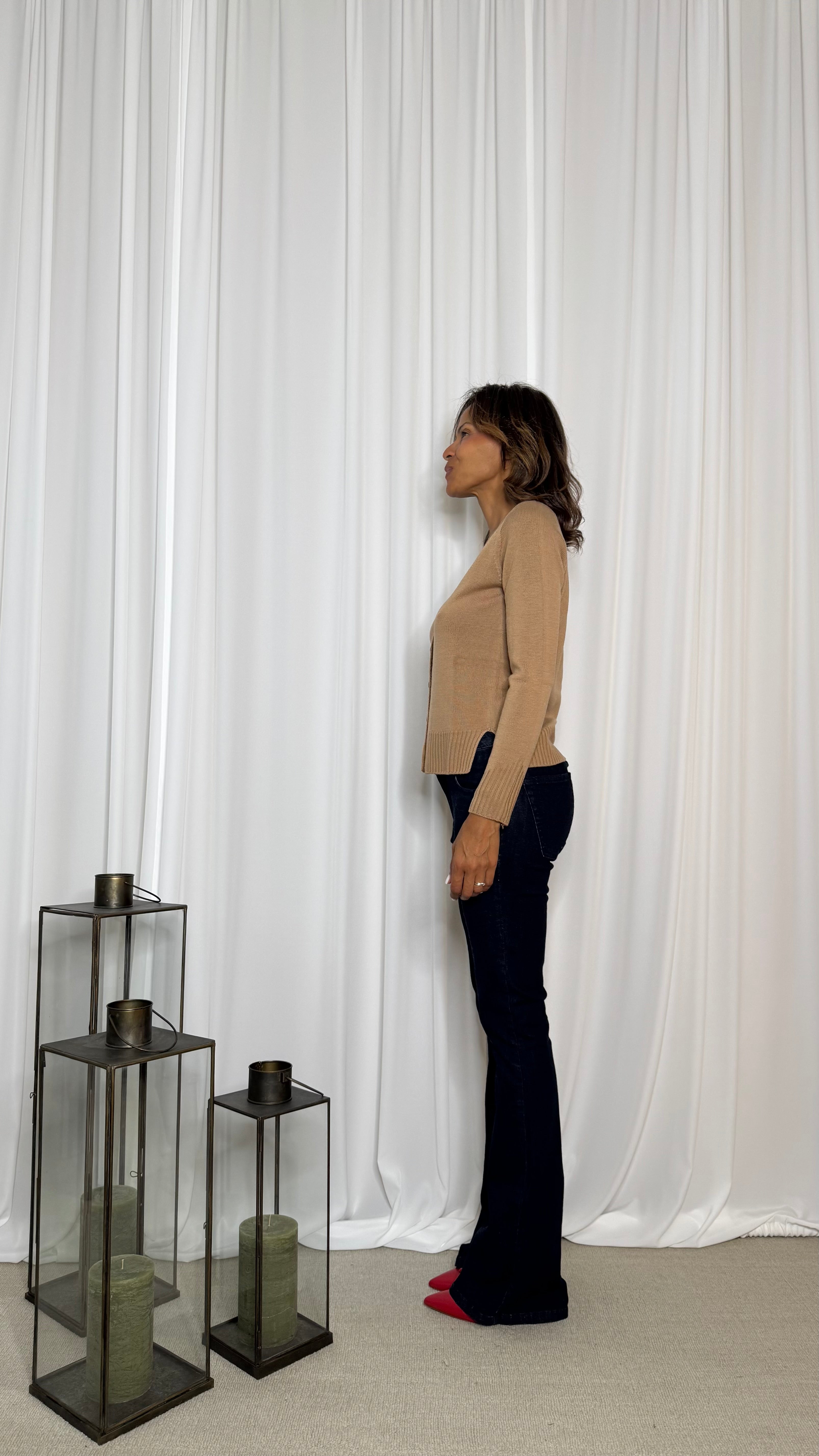 CARDIGAN CON SPACCHETTI LATERALI