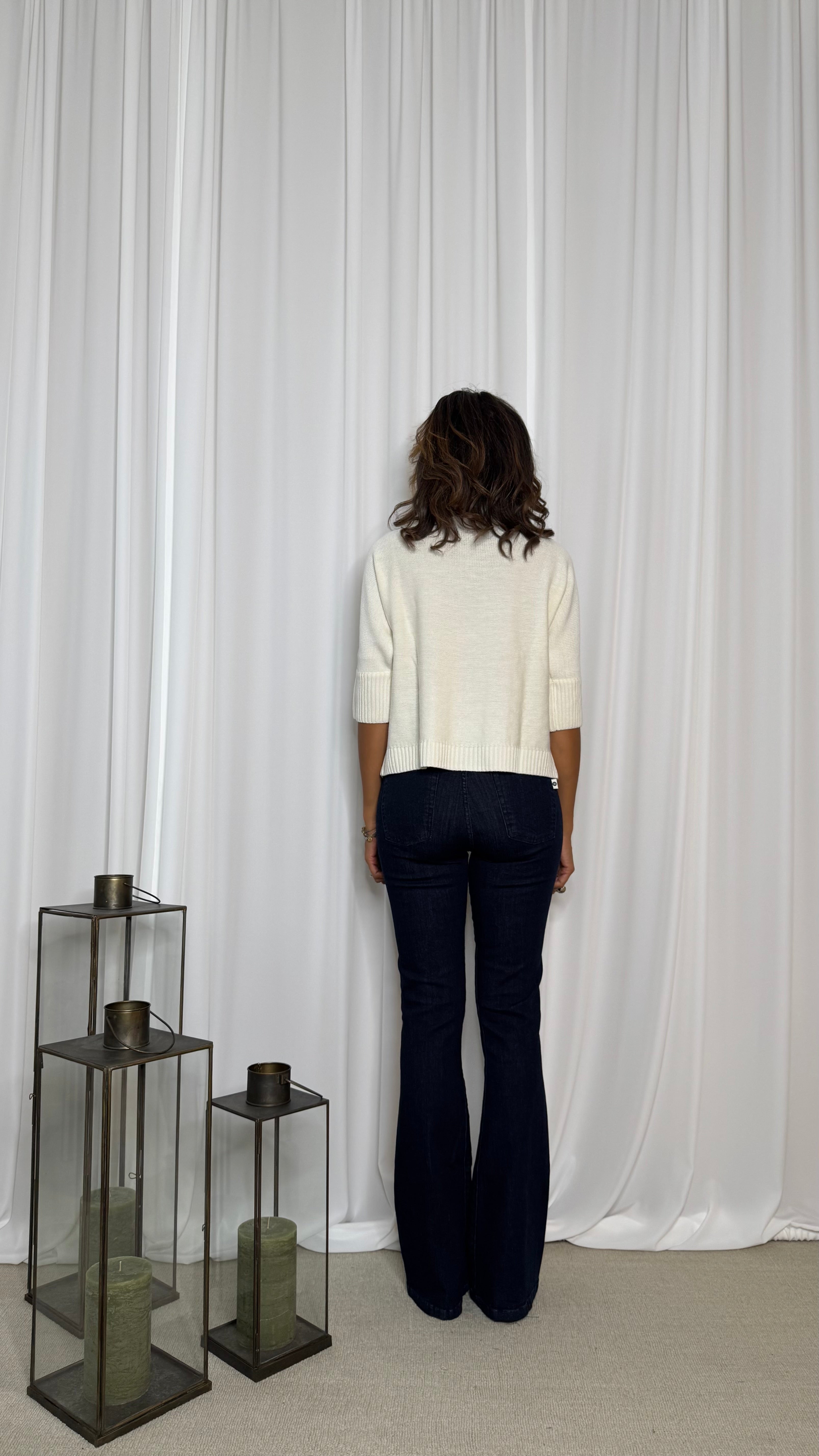 MAGLIA LUPETTO CON TRECCE