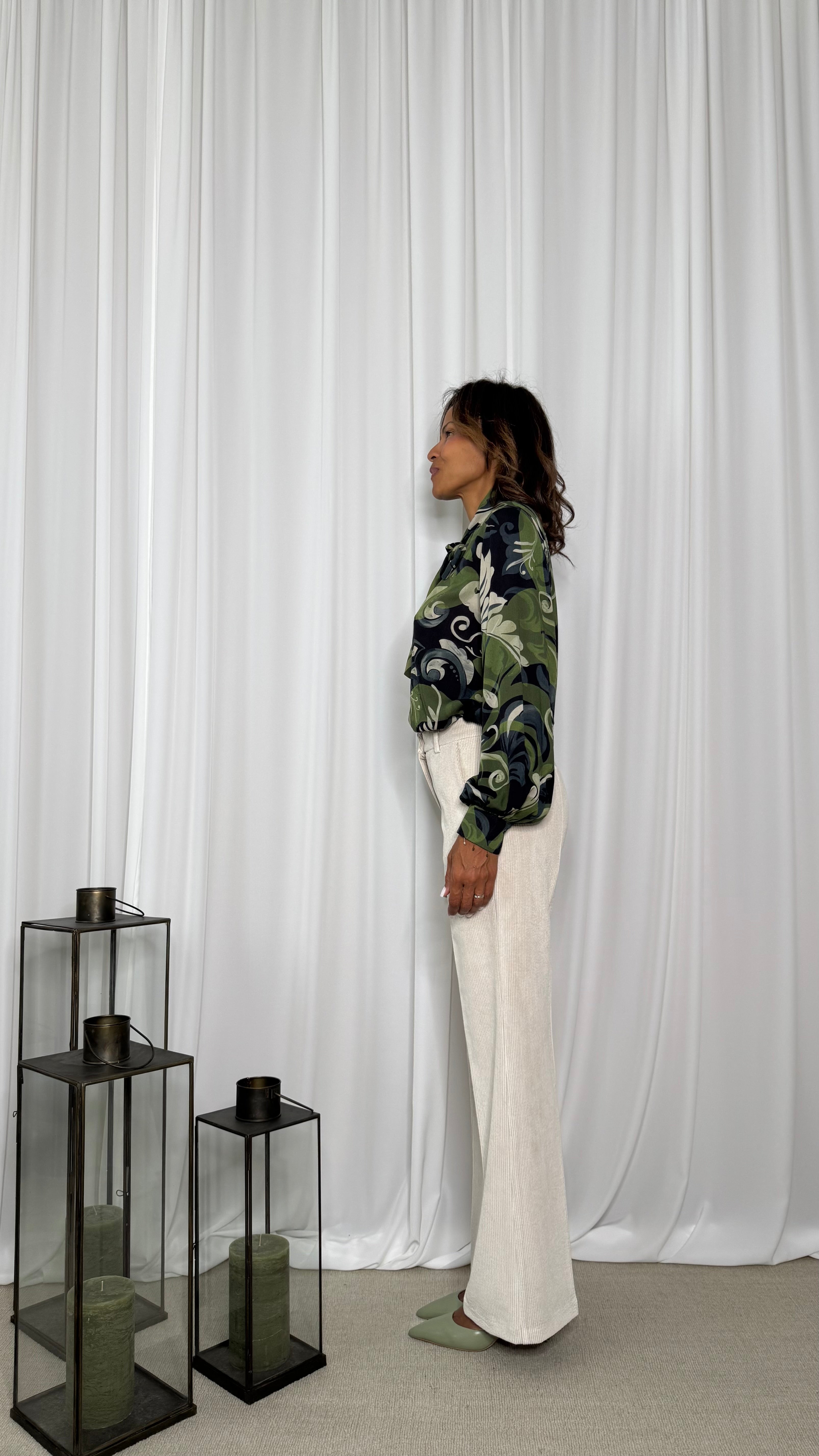 PANTALONE GAMBA DRITTA IN VELLUTO
