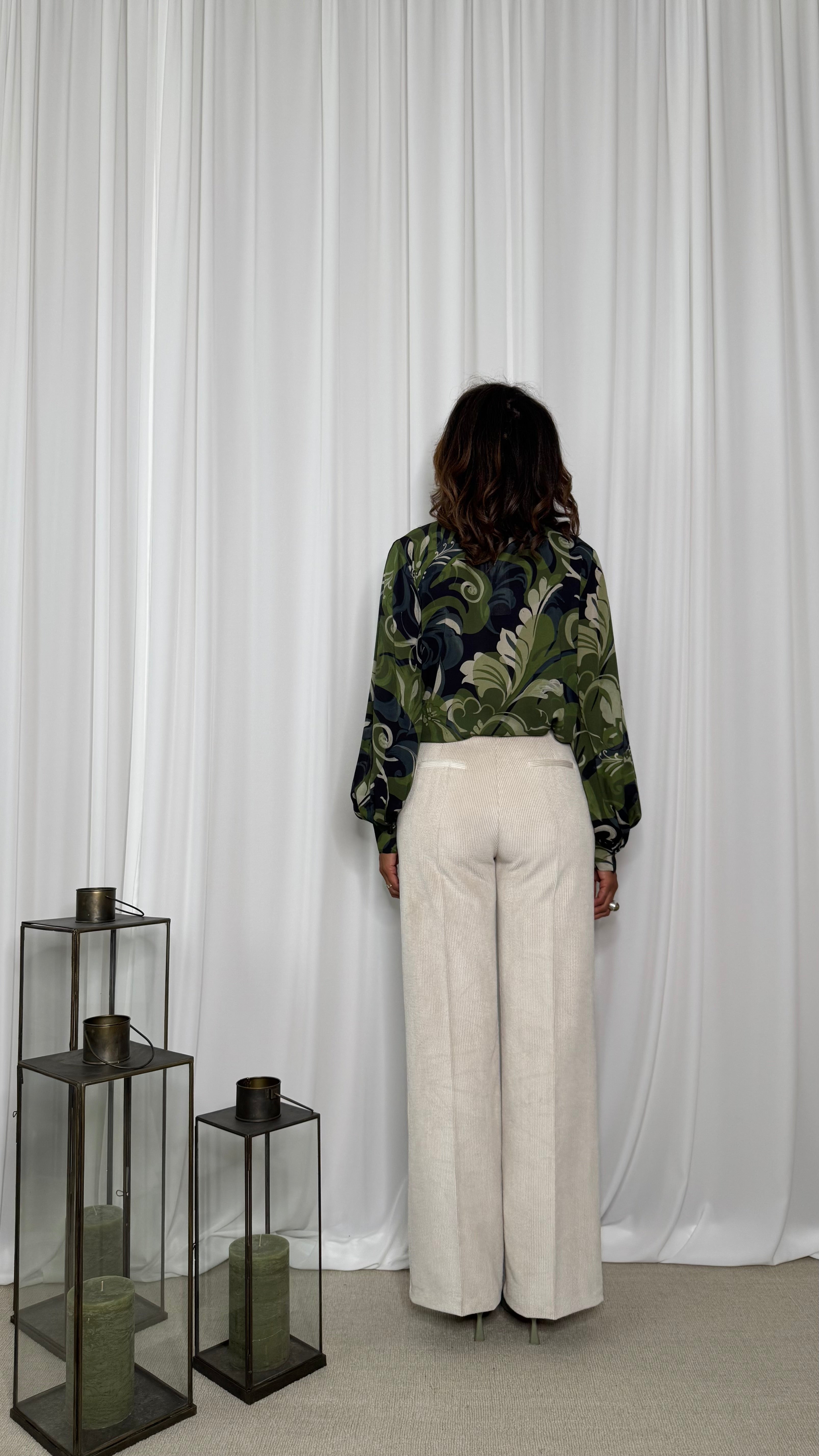 PANTALONE GAMBA DRITTA IN VELLUTO