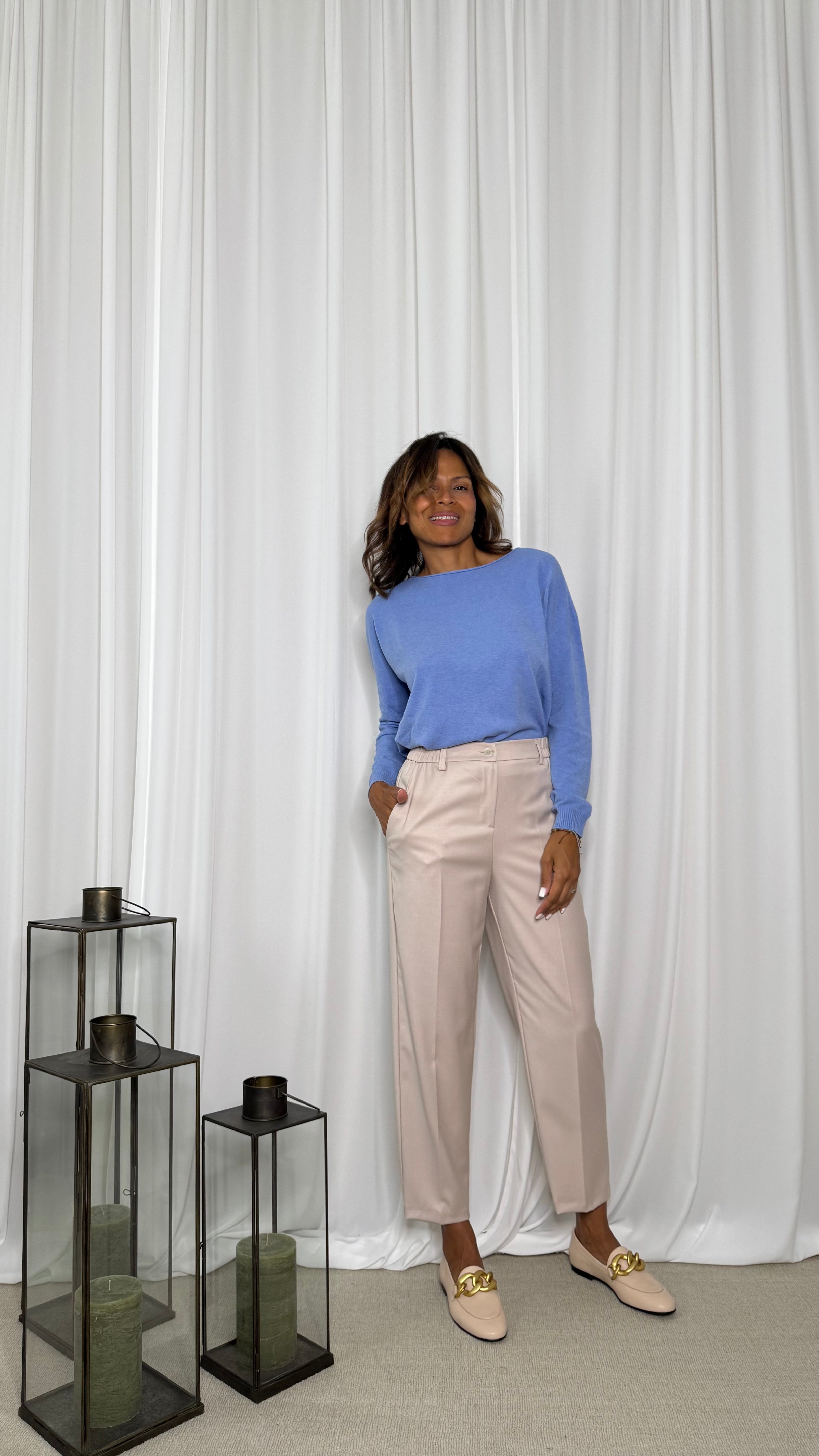 PANTALONE CON VITA ELASTICIZZATA