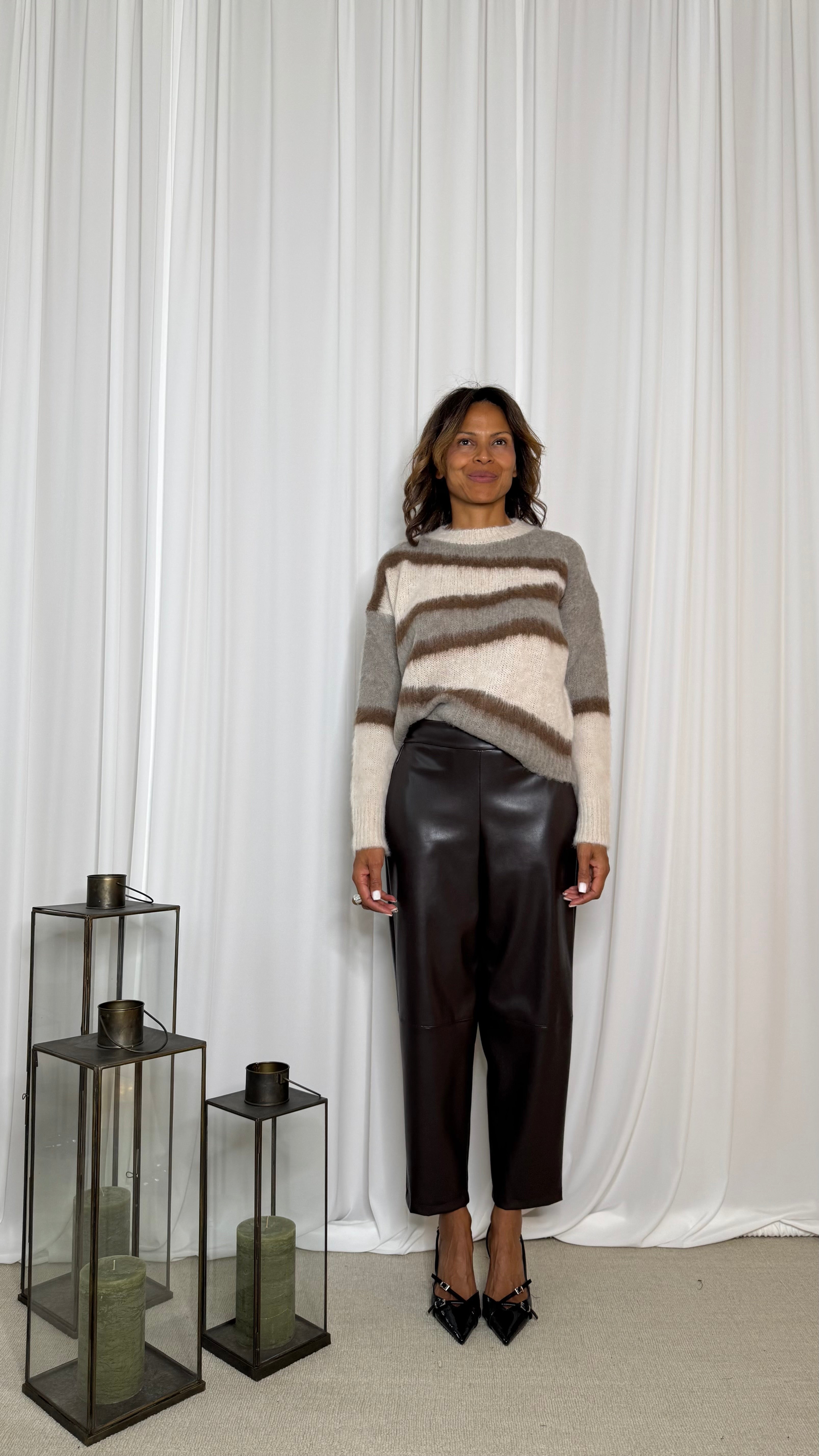 PANTALONE IN ECOPELLE