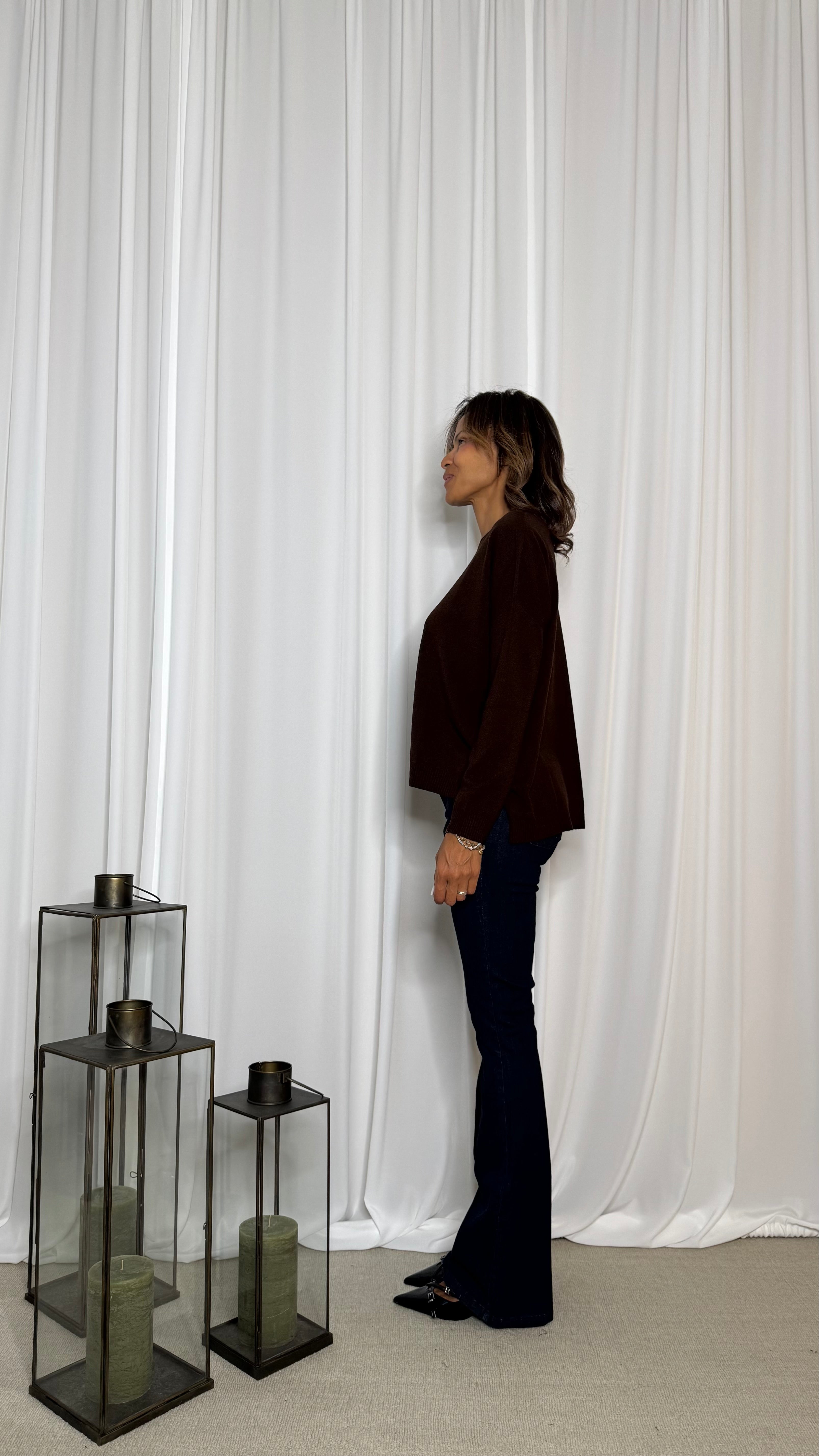 MAGLIA RASATA CON SPACCHETTI LATERALI