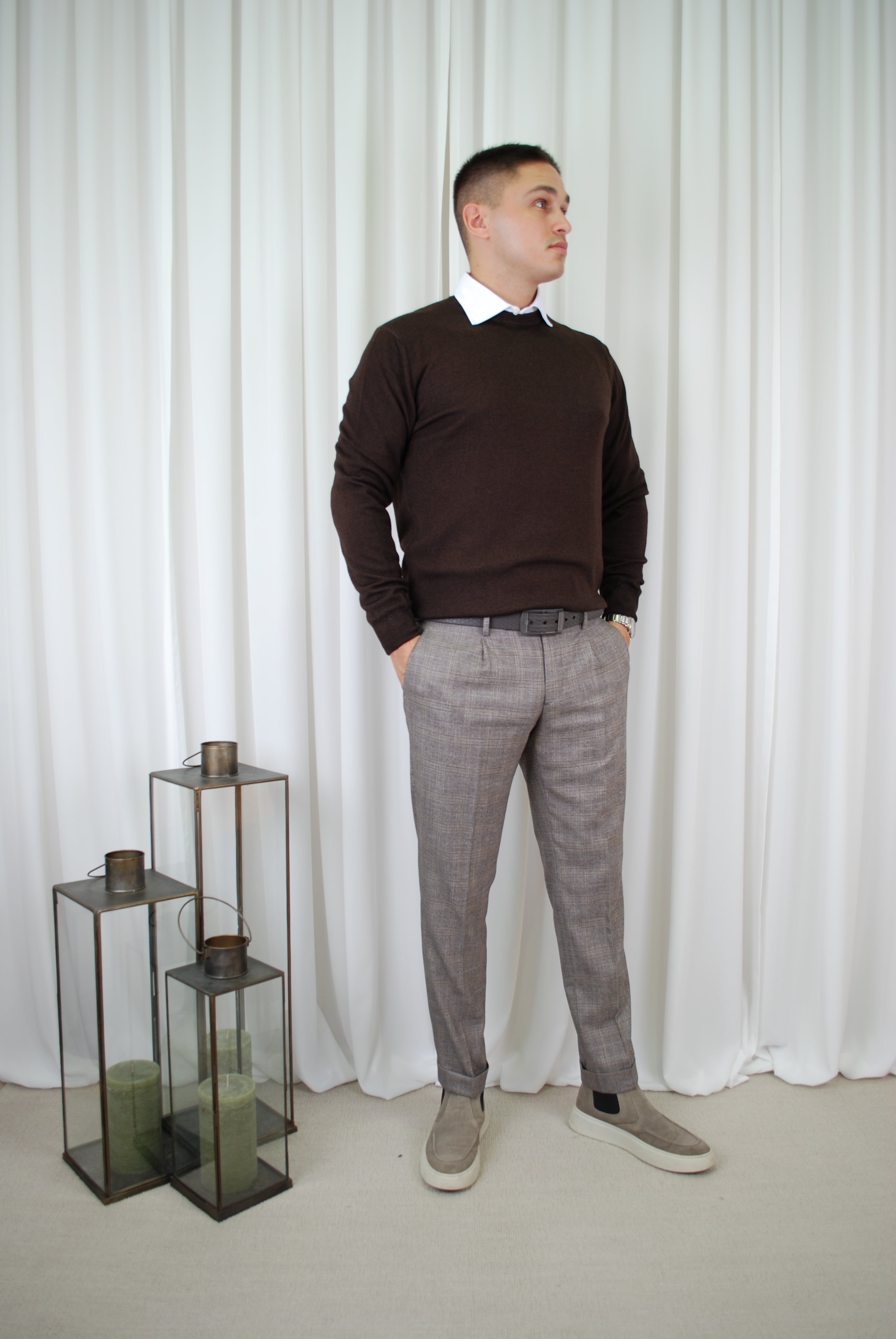 MAGLIA GIROCOLLO LANA MERINO
