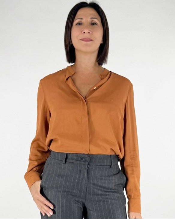 CAMICIA COREANA MISTO SETA