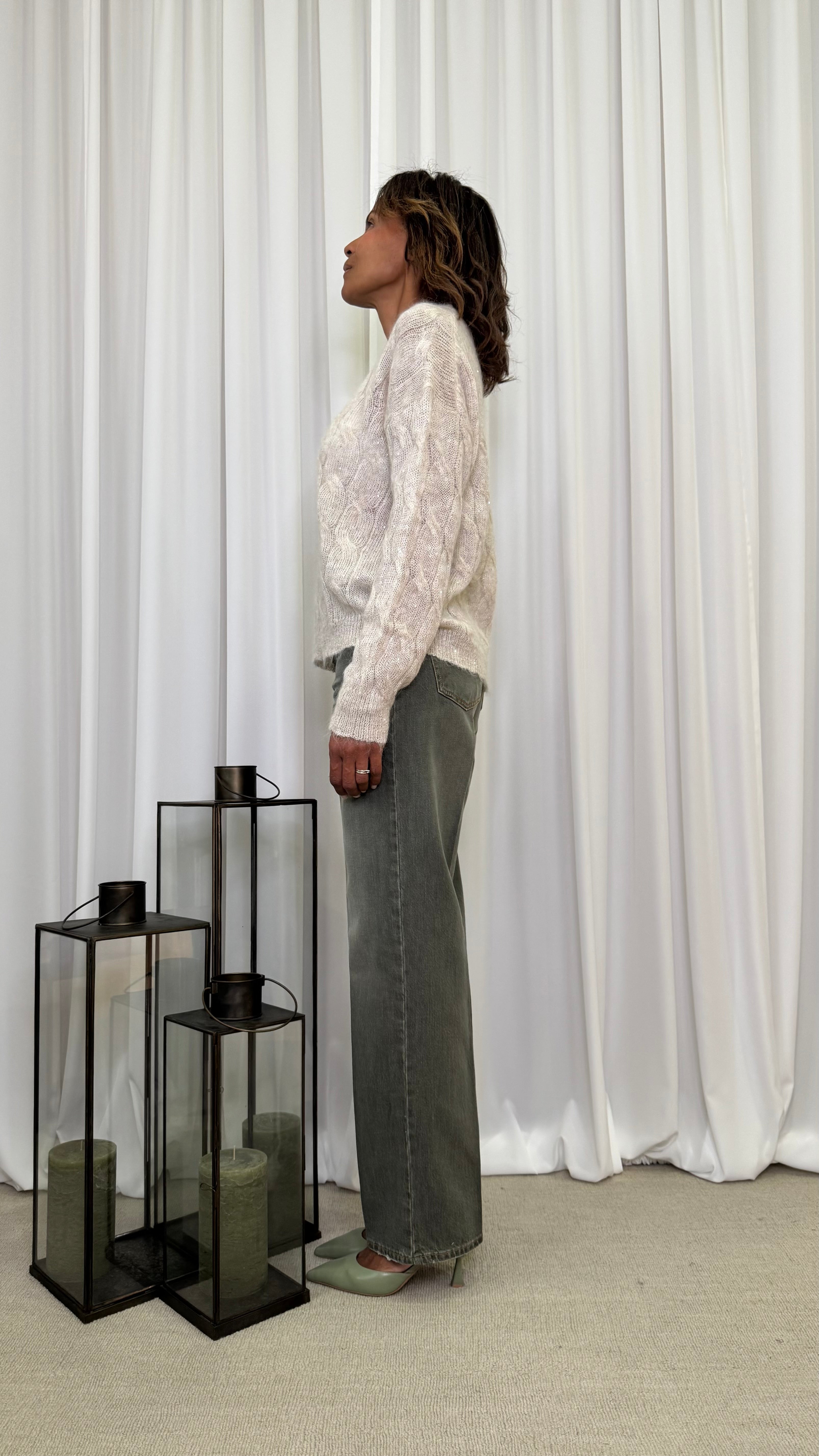JEANS STRAIGHT IN TELA COLORATA