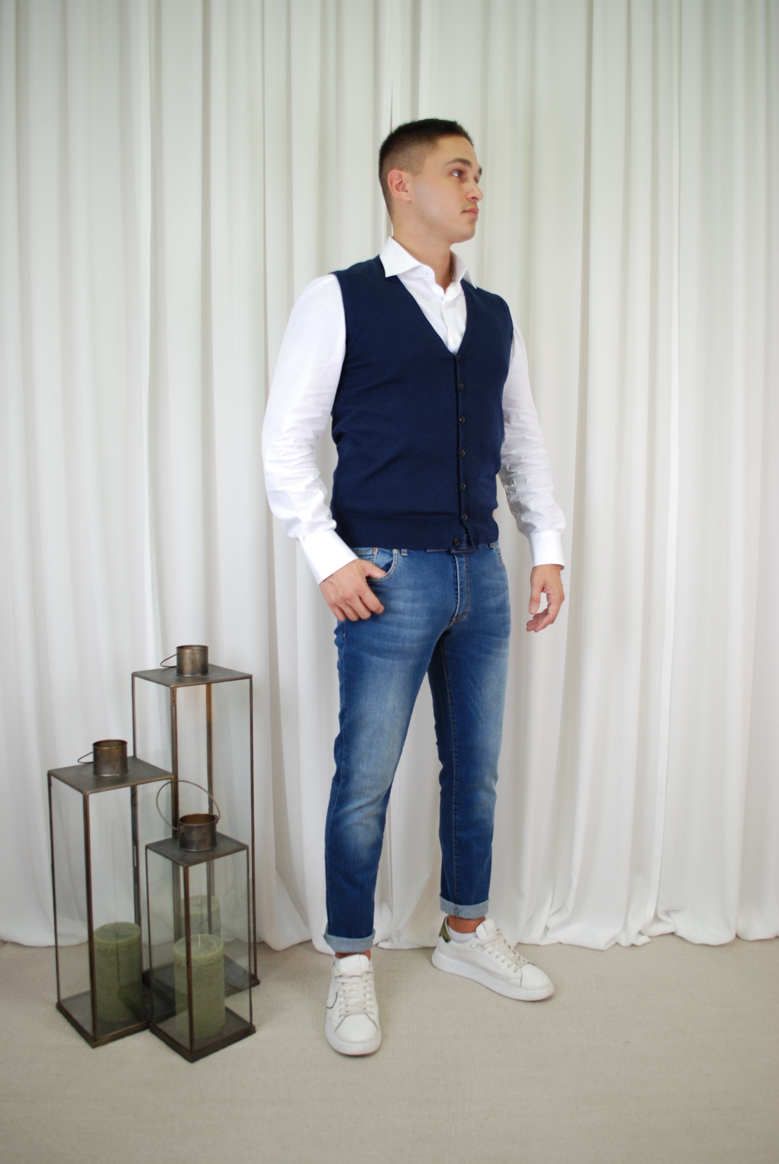 JEANS SLIM STONE WASHED