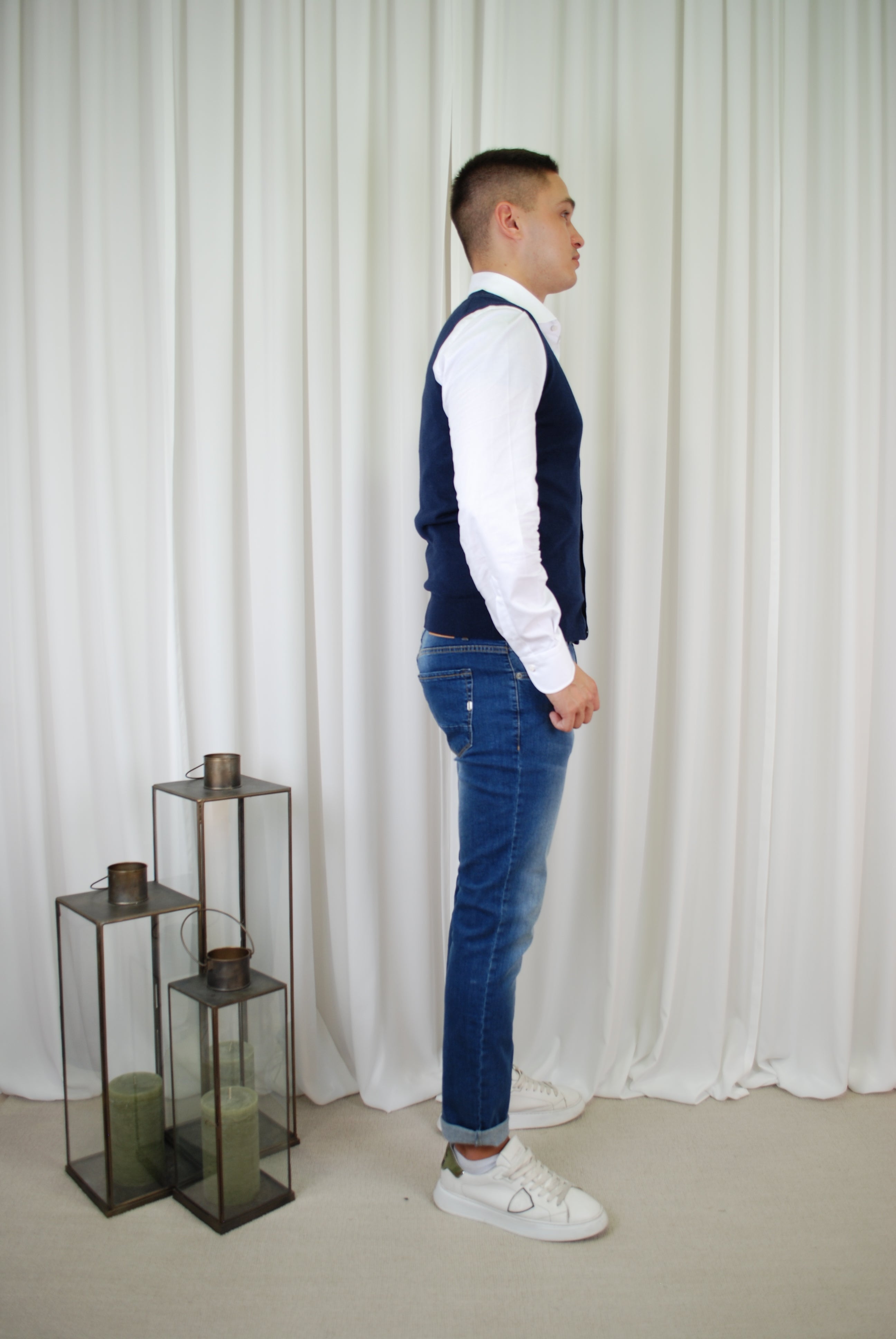 JEANS SLIM STONE WASHED