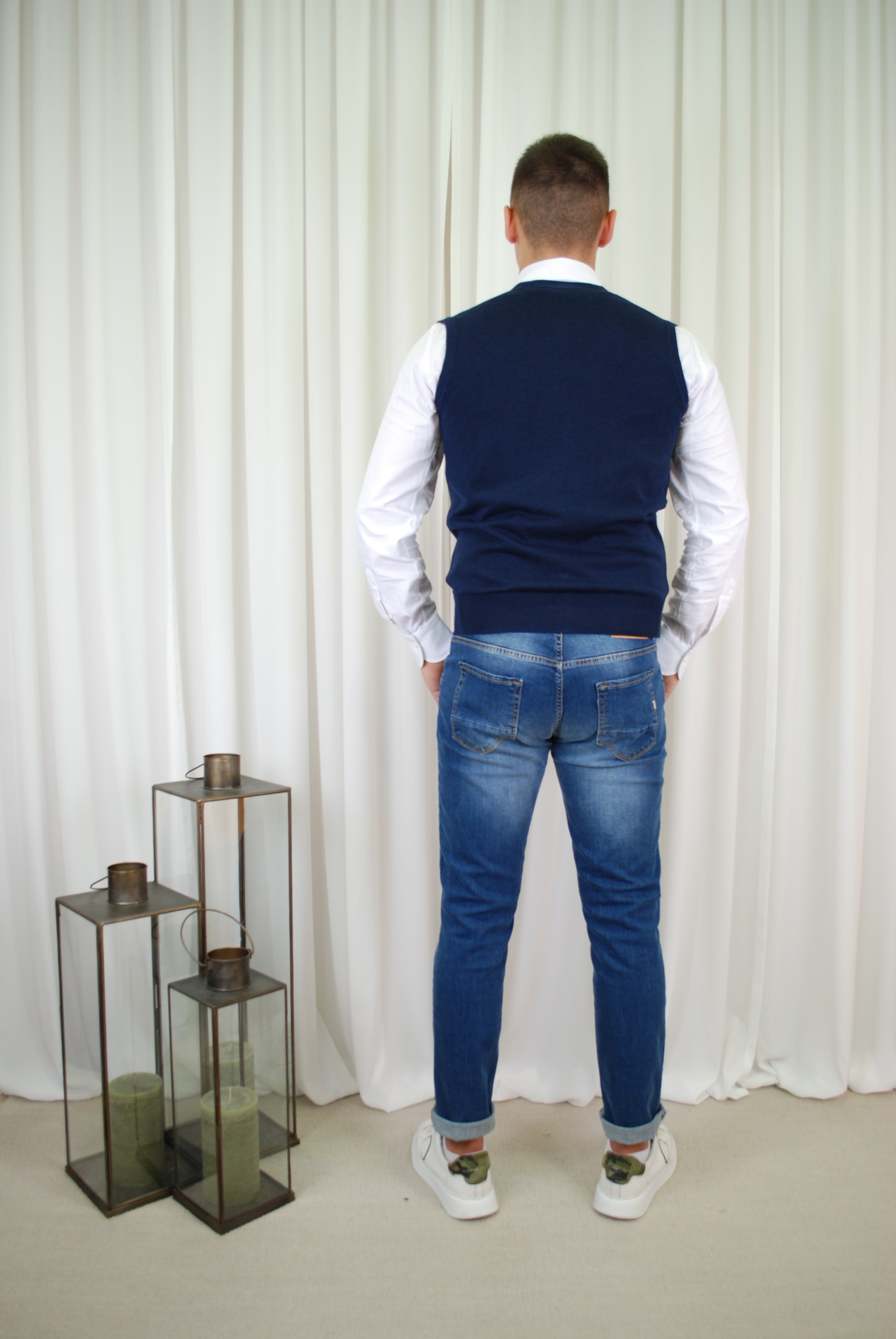 JEANS SLIM STONE WASHED