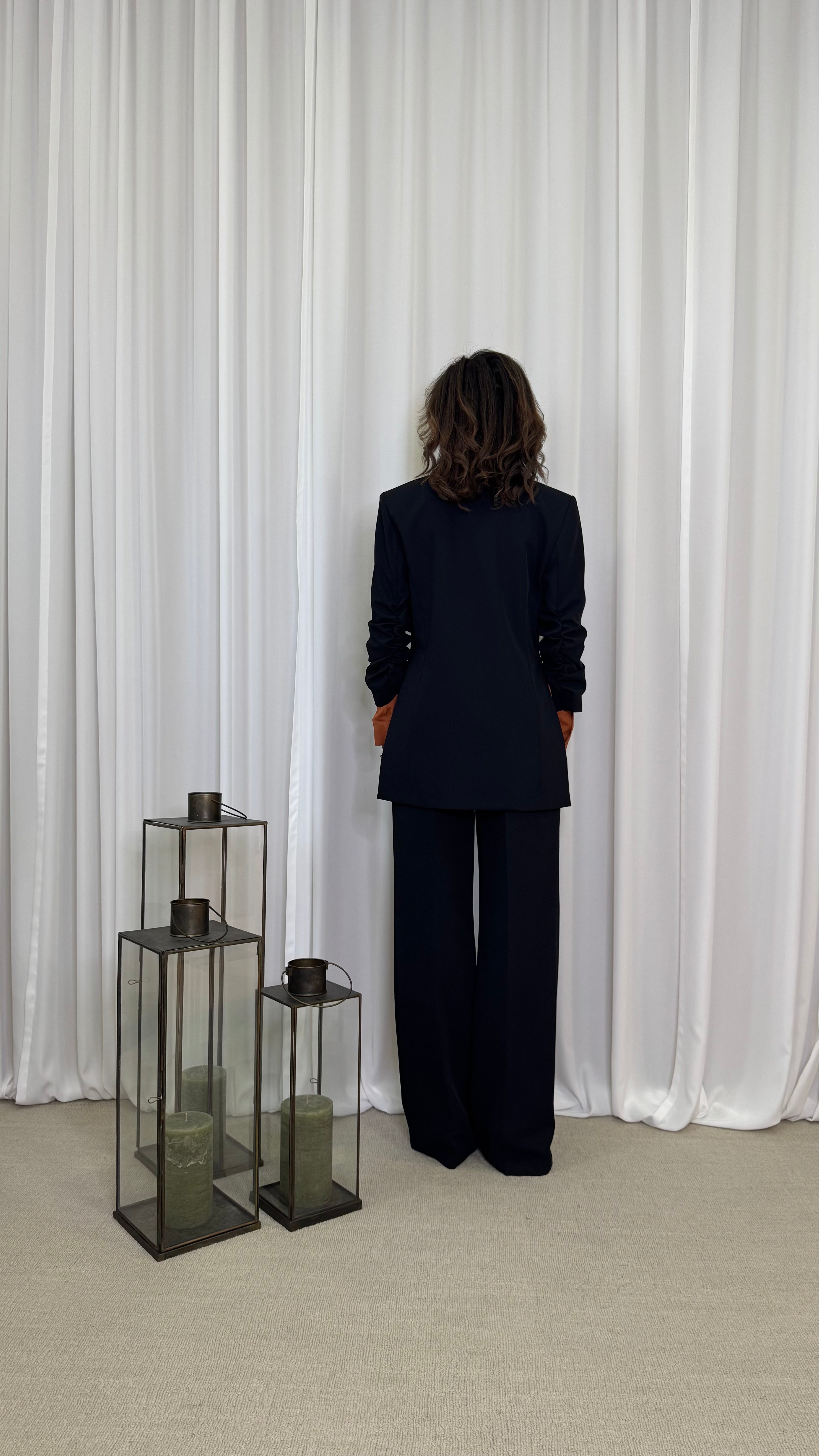 BLAZER OVERSIZE MANICHE ARRICCIATE