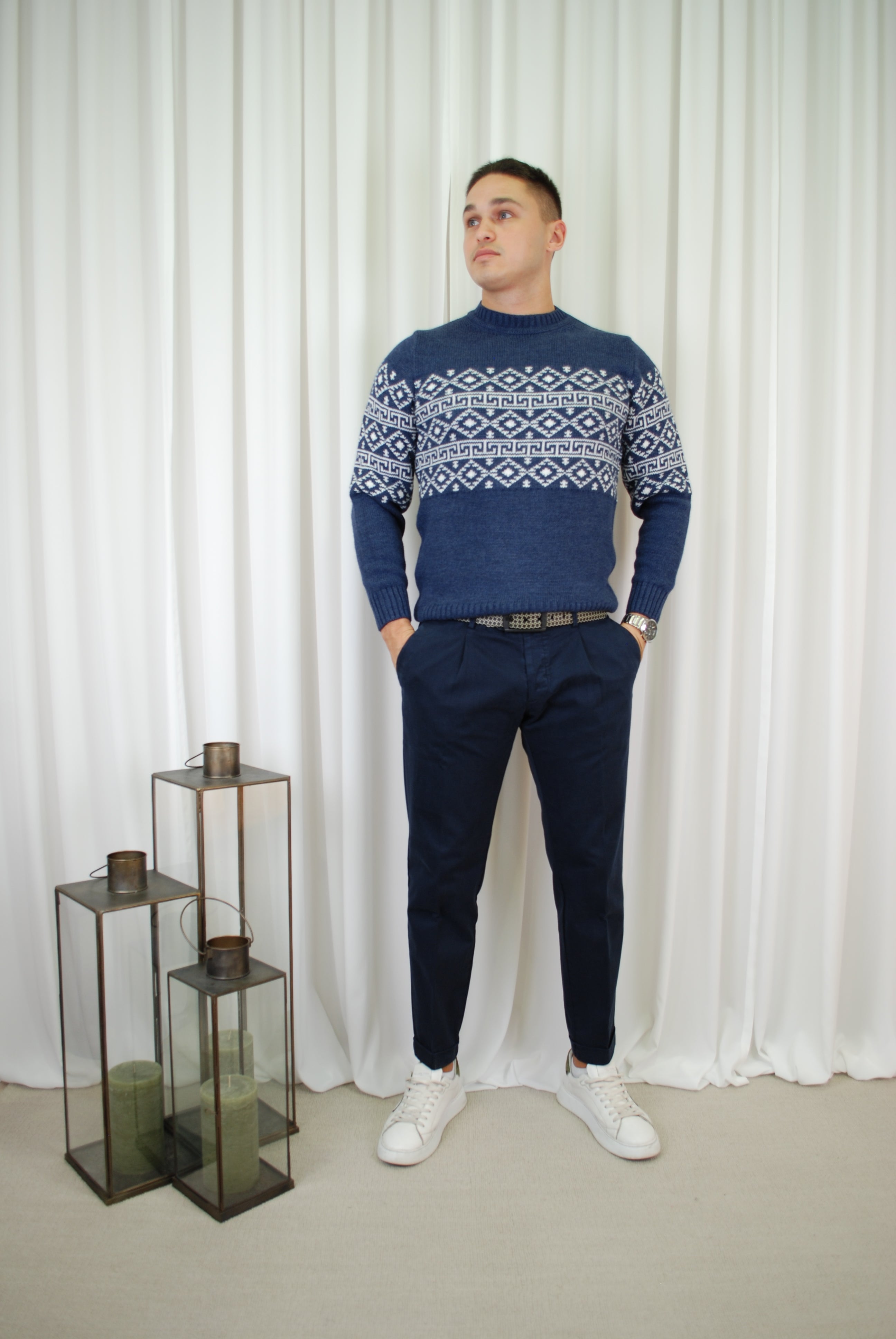 PANTALONE CHINO IN COTONE