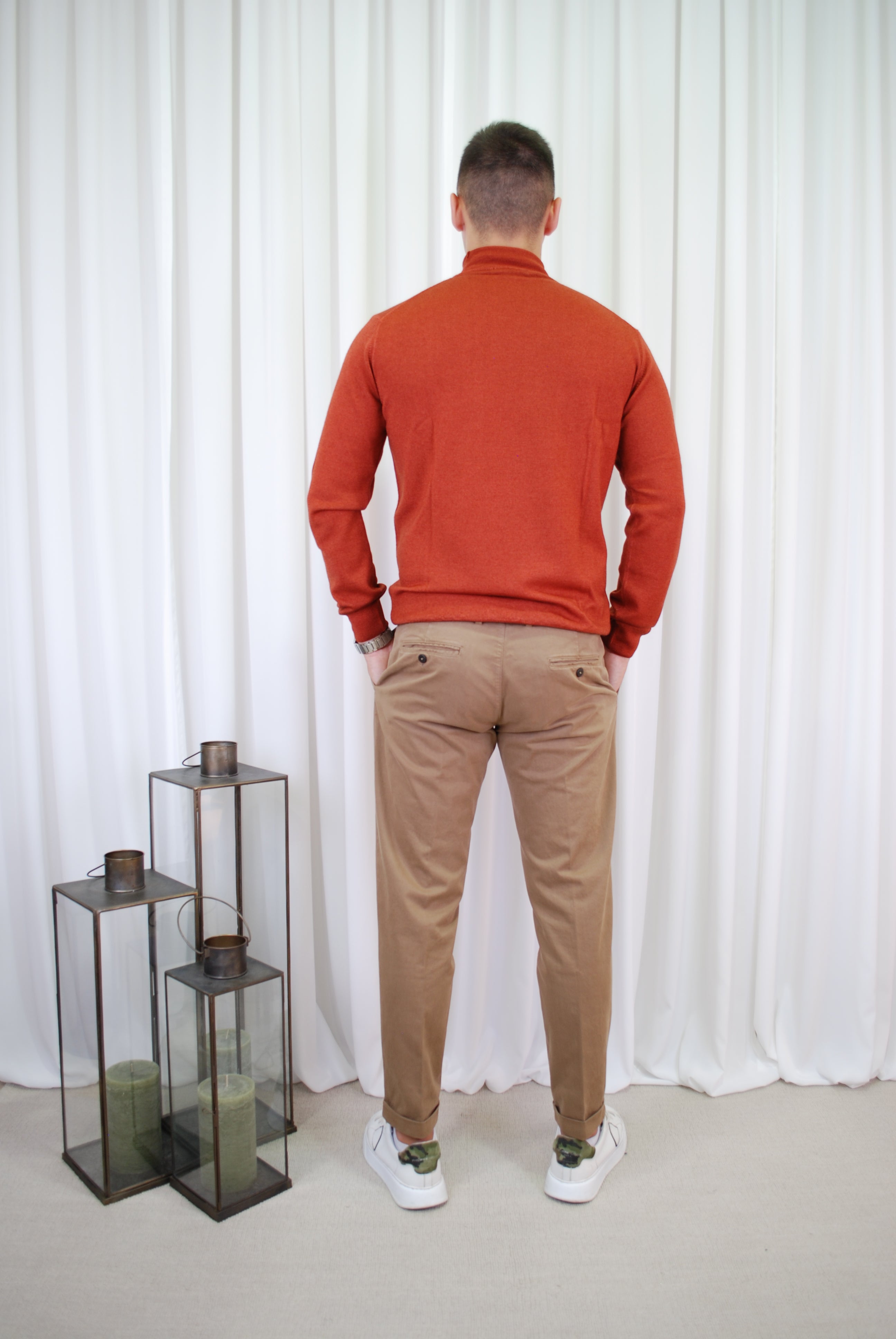 PANTALONE CHINO IN COTONE