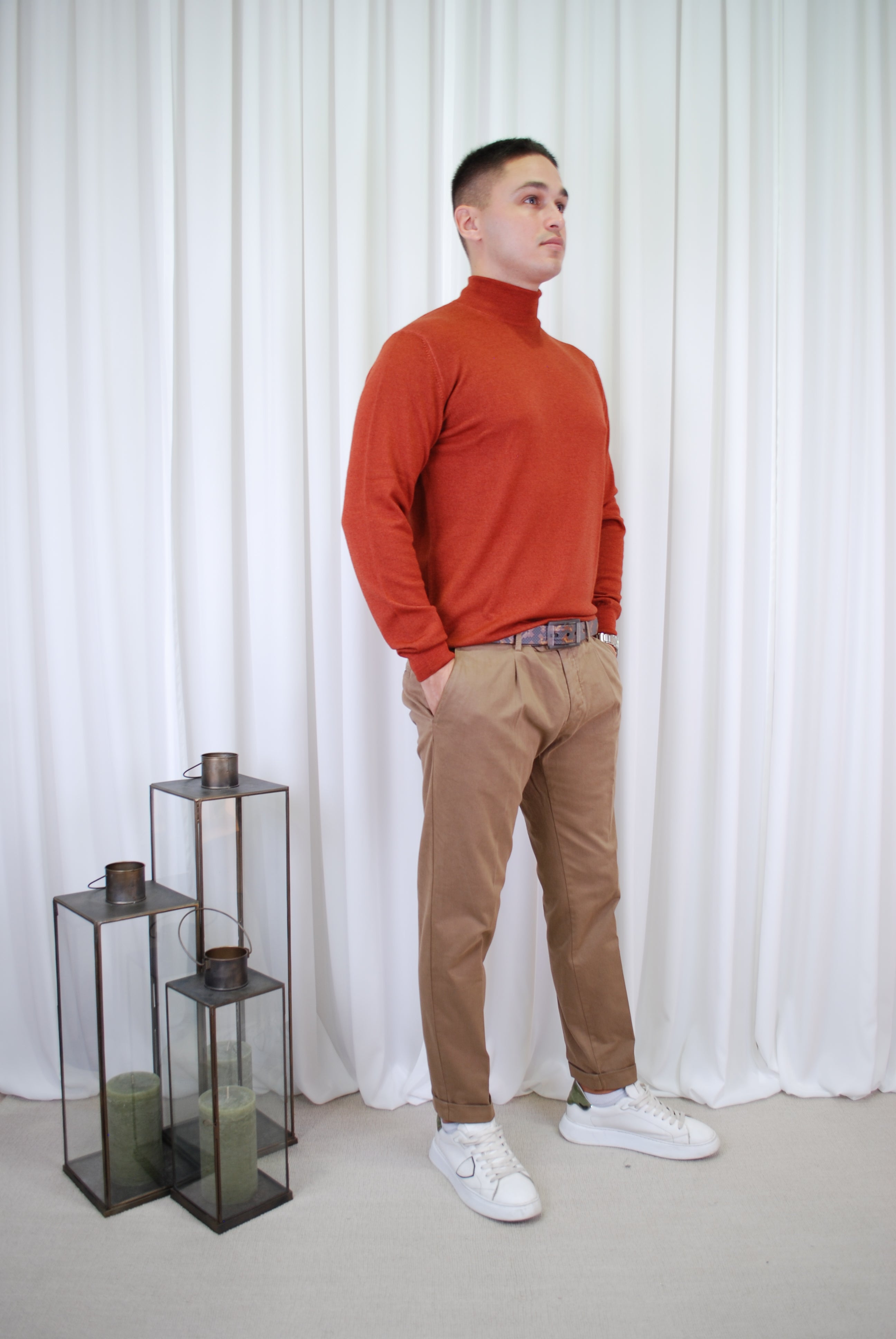 PANTALONE CHINO IN COTONE