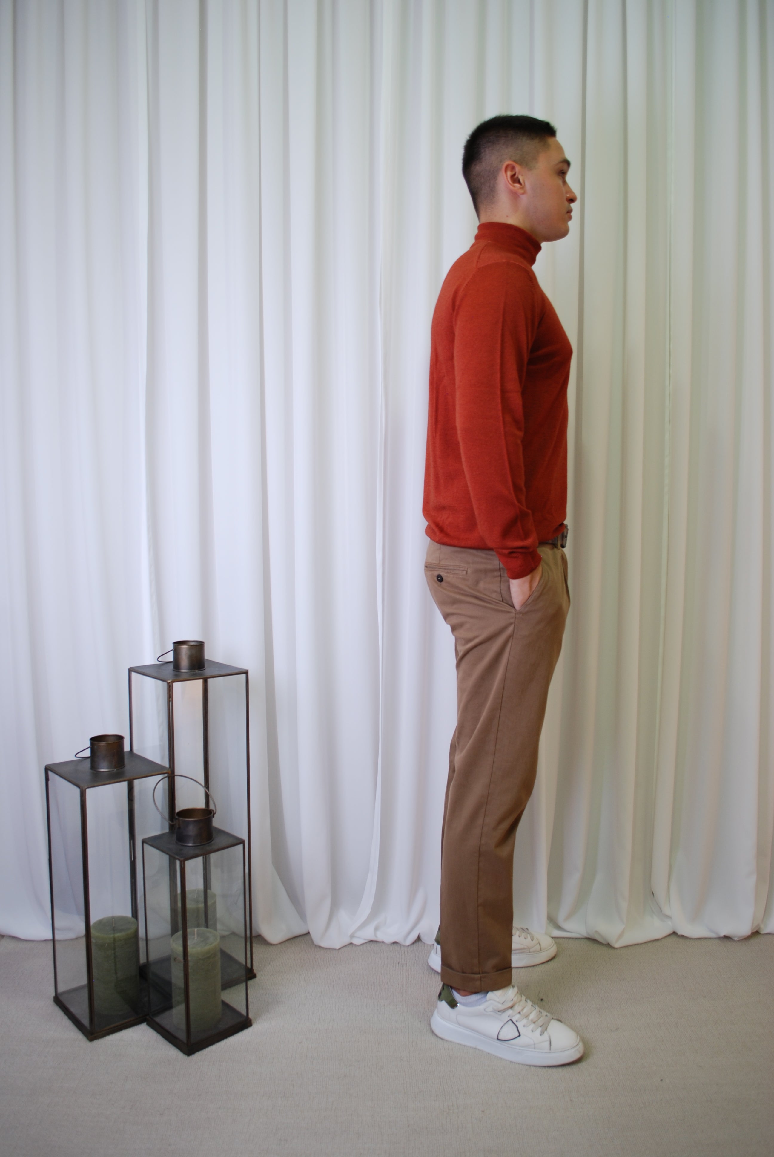 PANTALONE CHINO IN COTONE