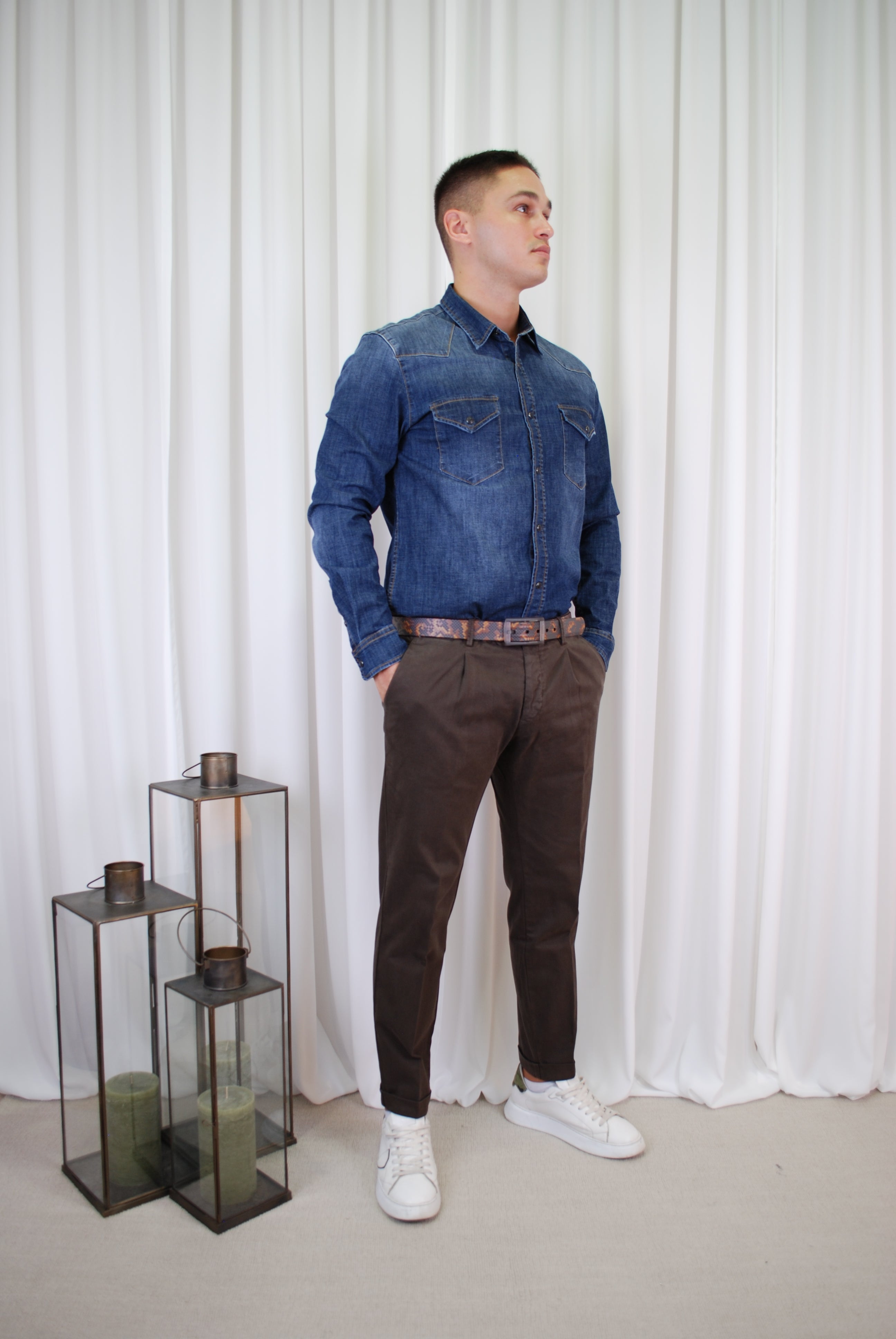 PANTALONE CHINO IN COTONE