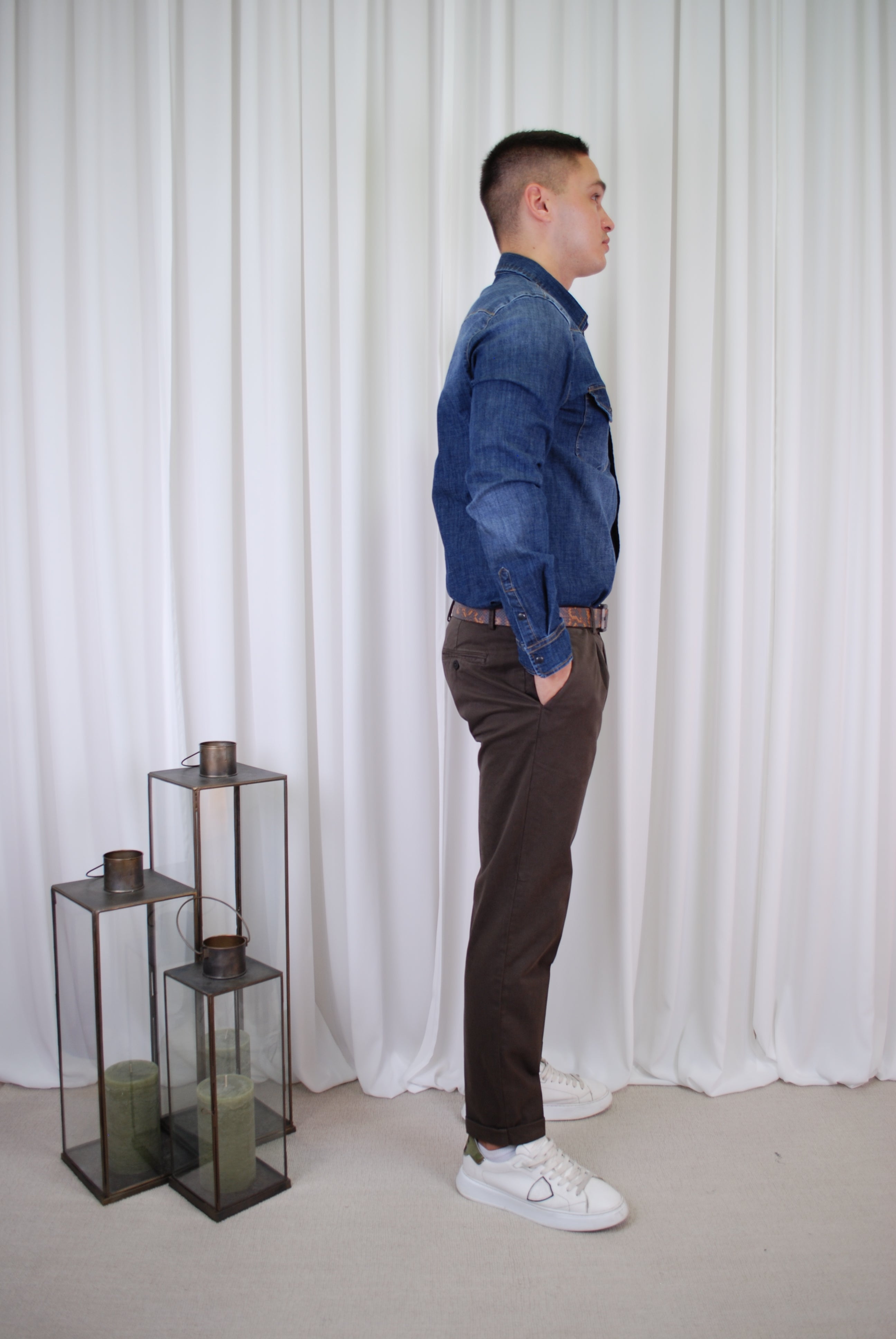 PANTALONE CHINO IN COTONE