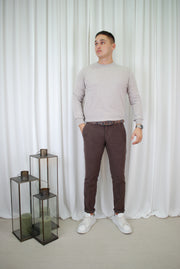 MAGLIA GIROCOLLO MISTO LANA E CASHMERE